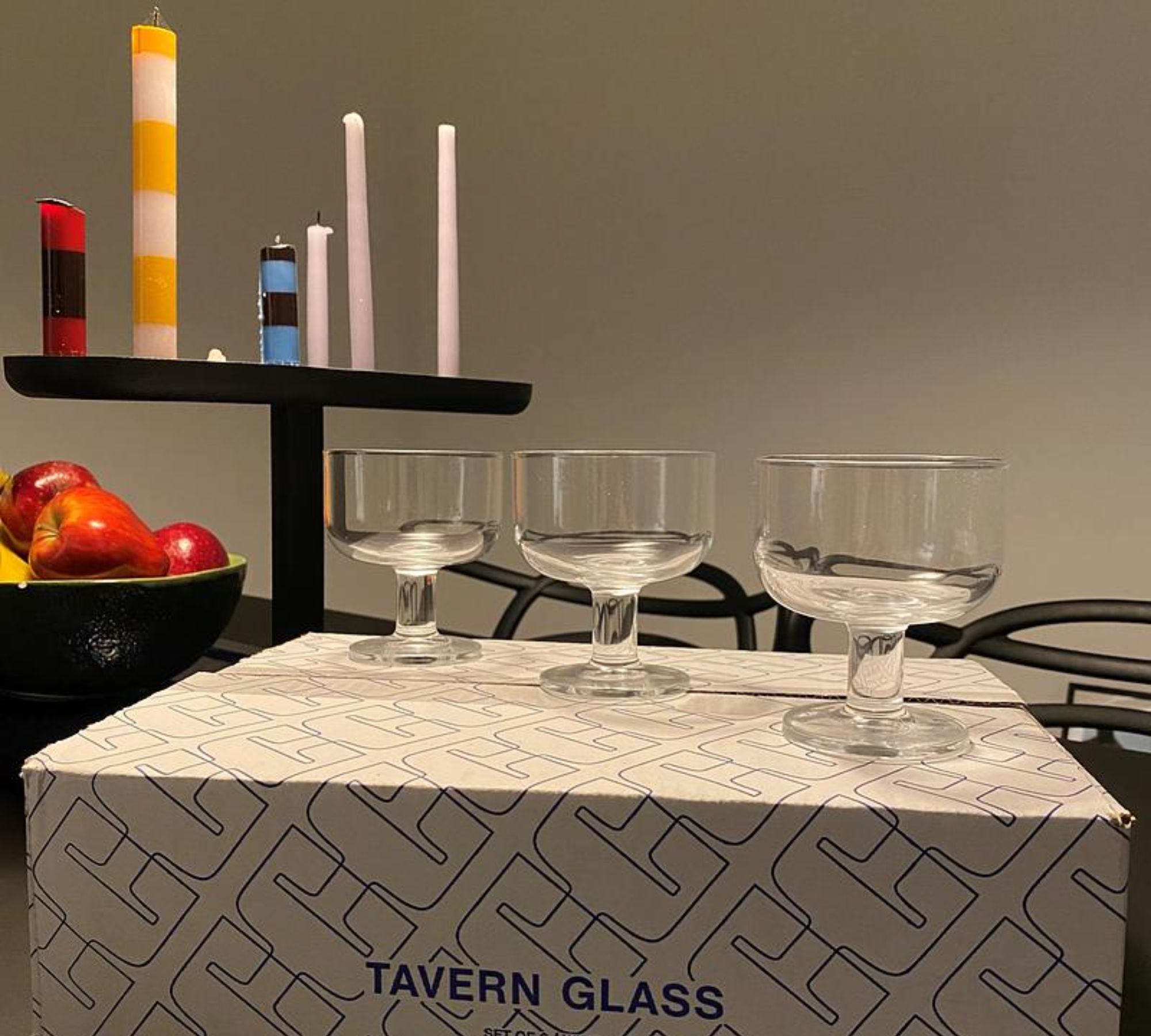 6x Tavern Trinkglas Wide  Transparent 0,24 l