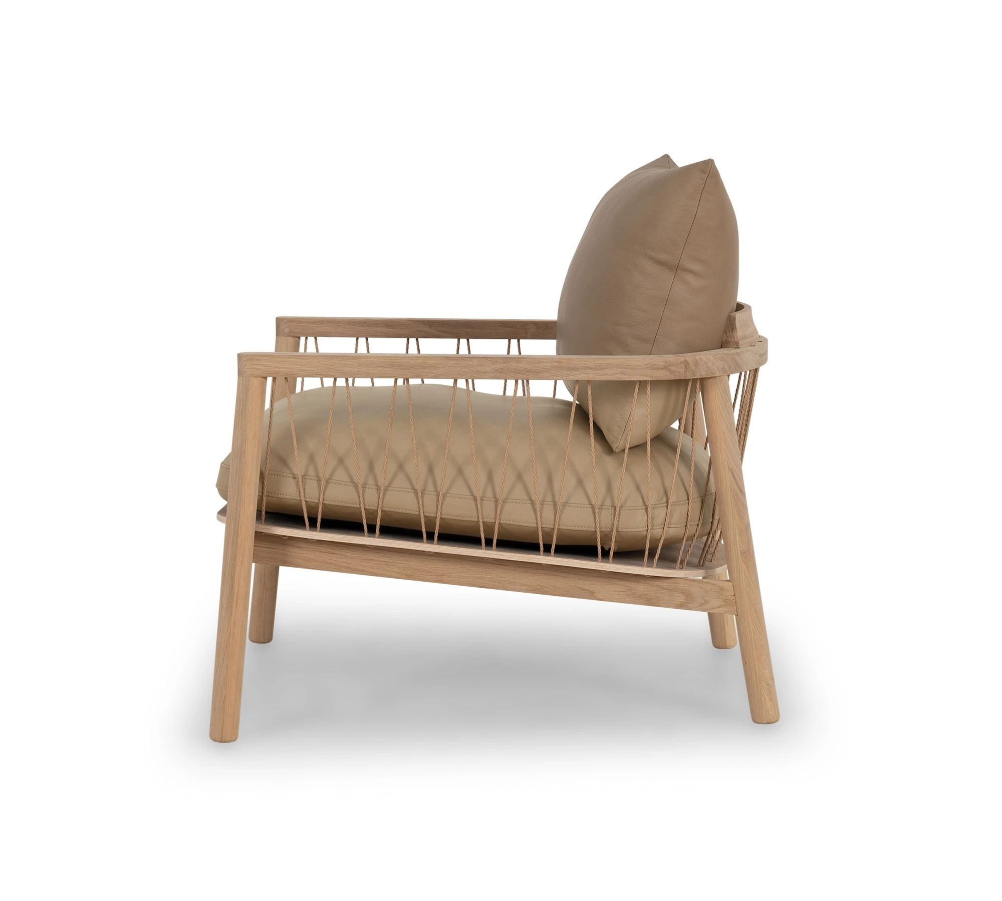 Enzo Sessel Leather Soffy Beige