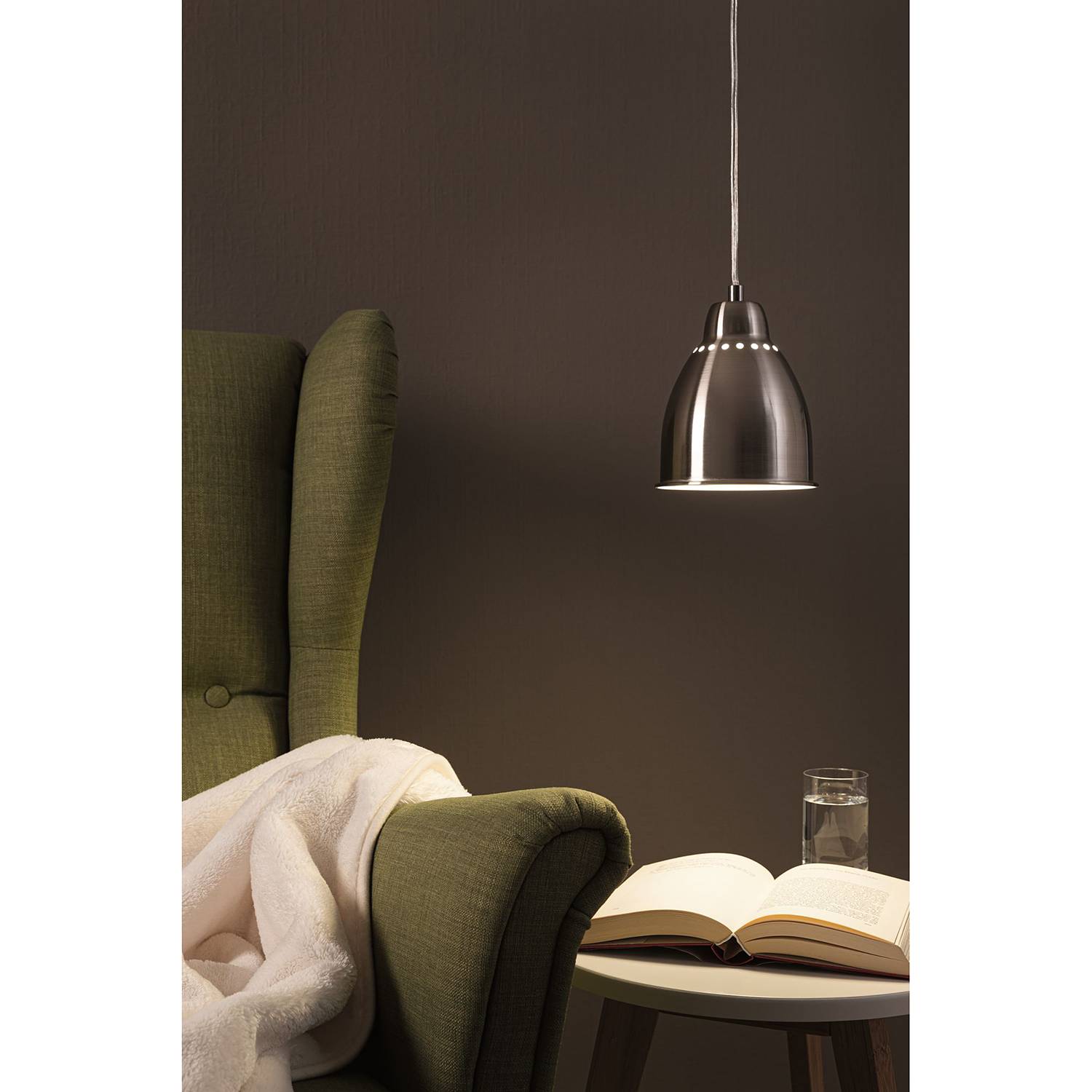 Hilla II Pendelleuchte Aluminium 1-flammig
