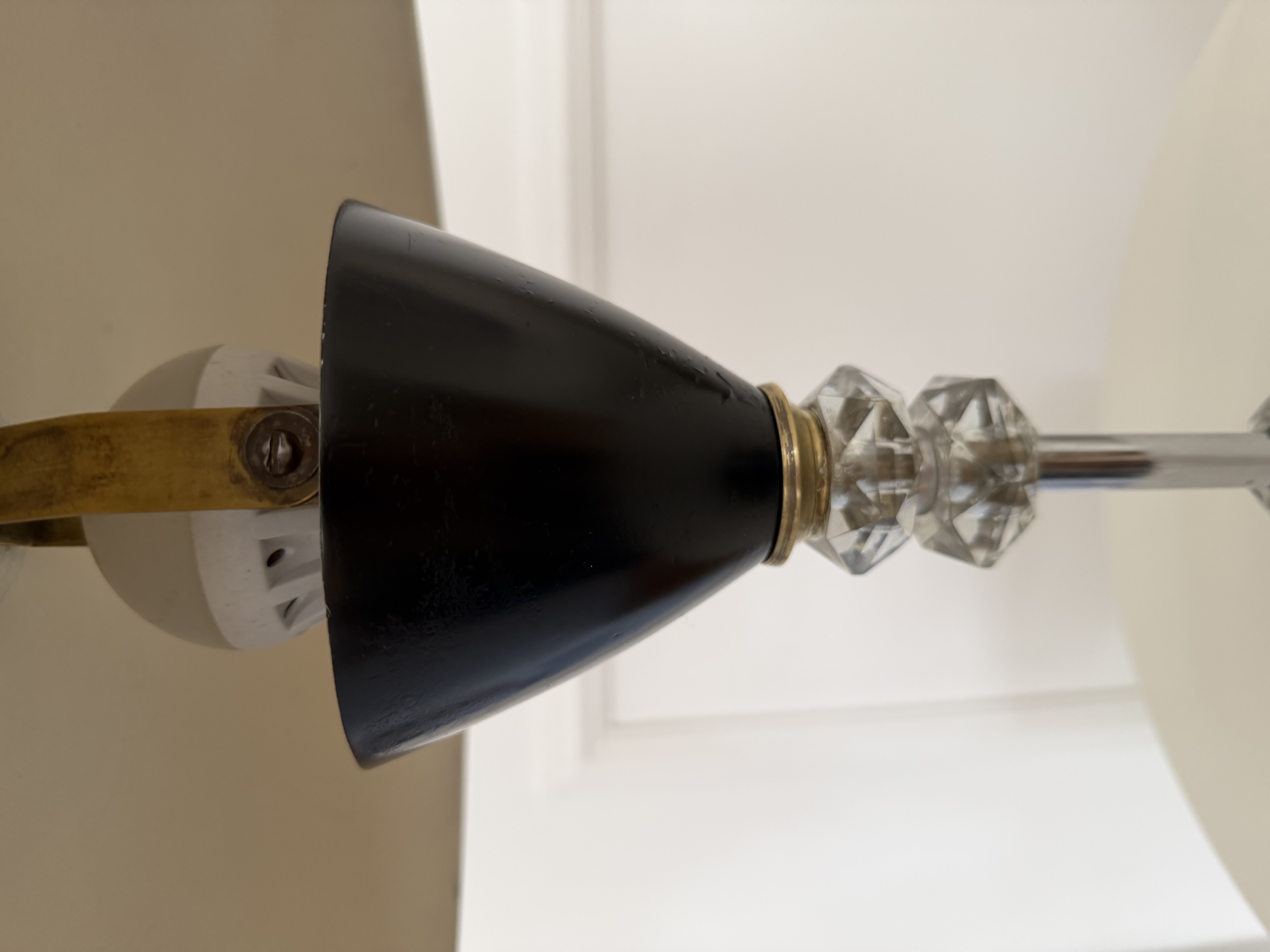 Table lamp Metal Black 1970s