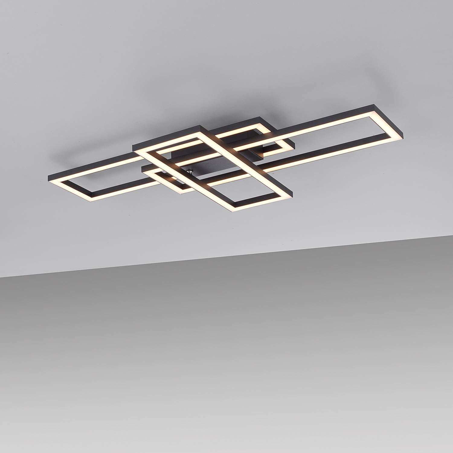 Iven LED-Deckenleuchte Eisen Aluminium 1-flammig