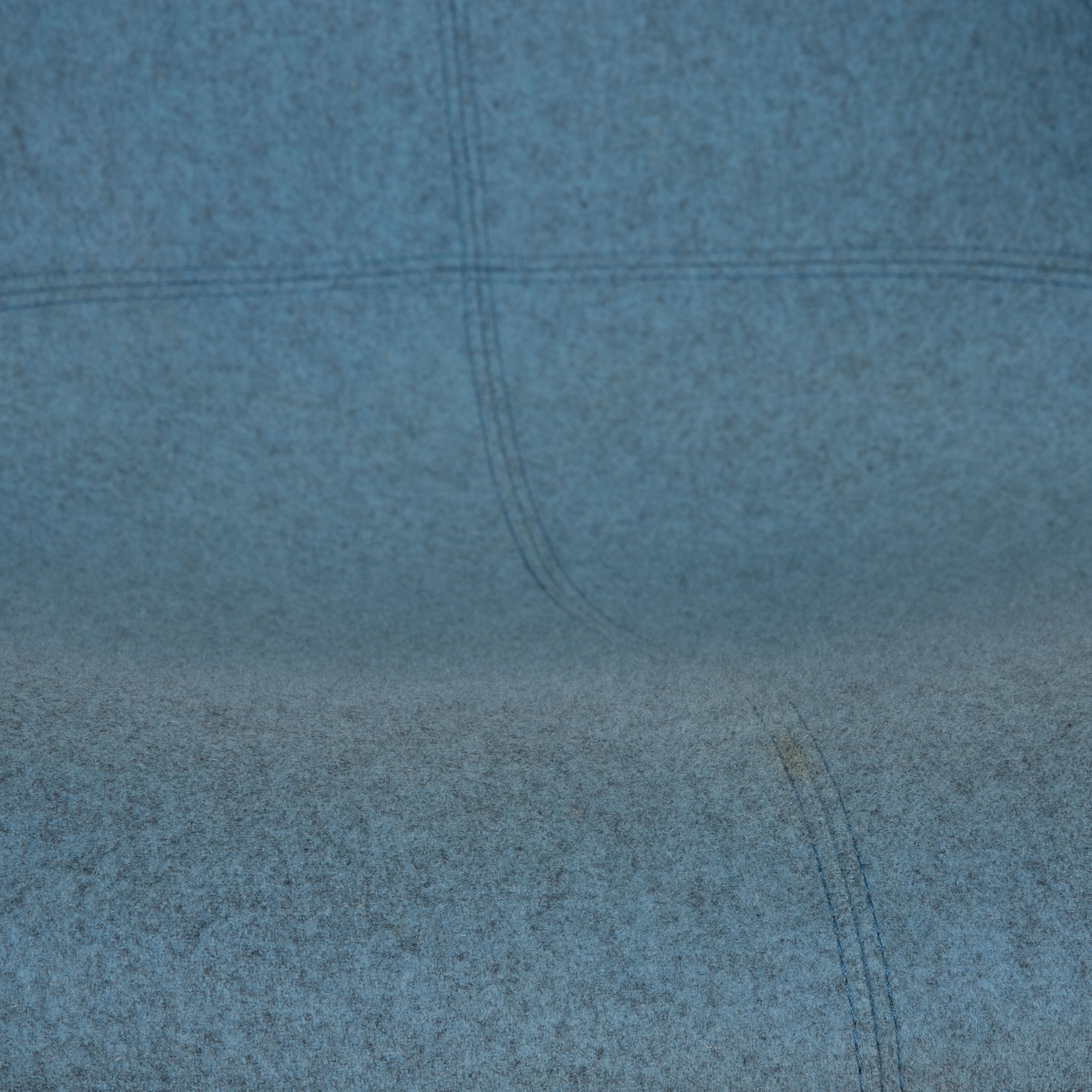 2x Alster Stuhl Stoff Blau