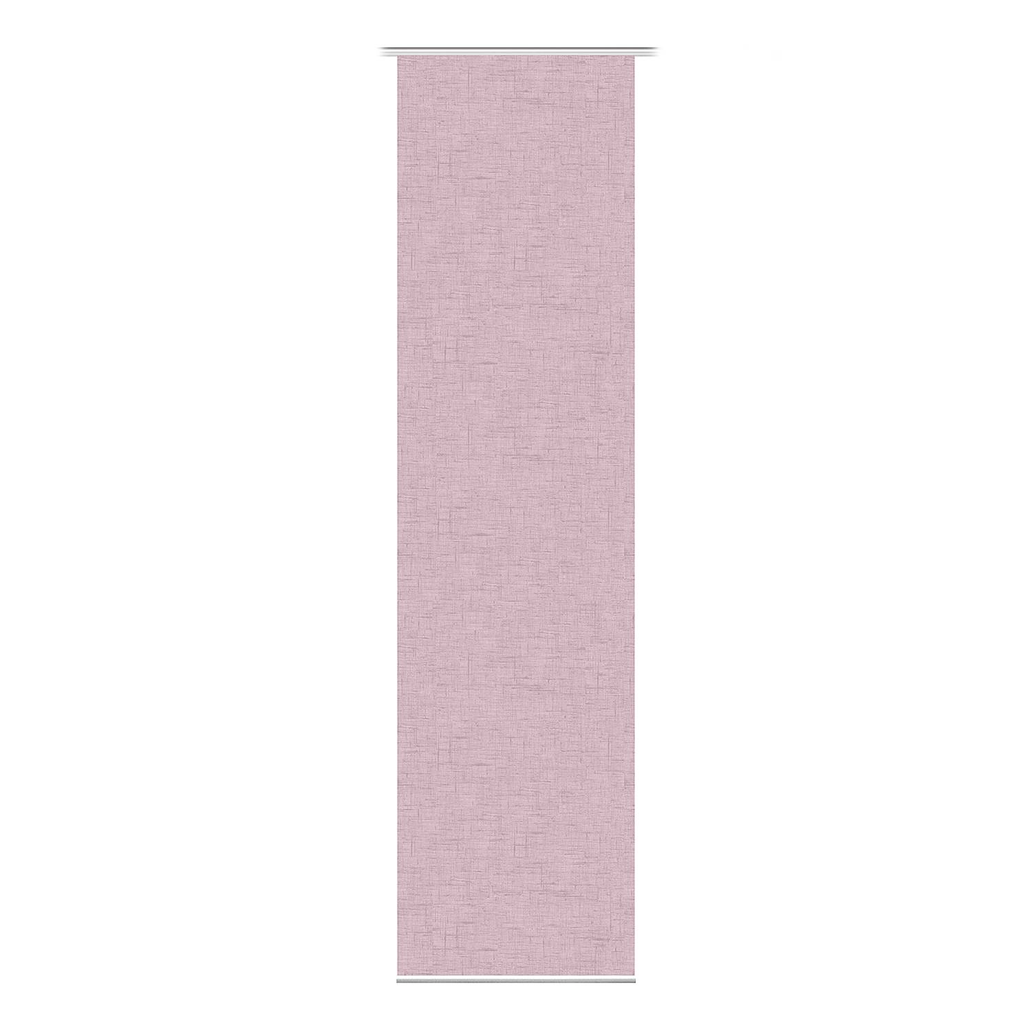 Schiebevorhang Pive Webstoff Rosé 60 x 245 cm 1er Set