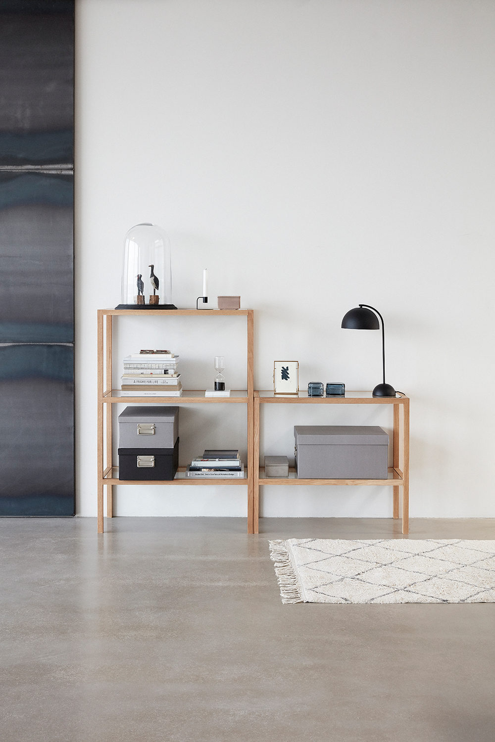 Form Lampada da tavolo nera