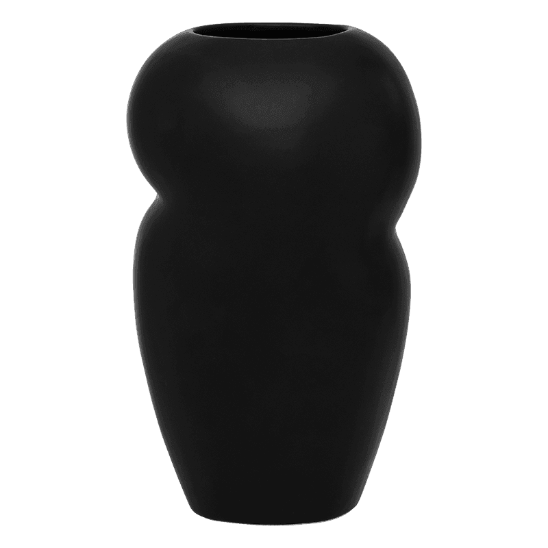 Tavi Vase Keramik Schwarz