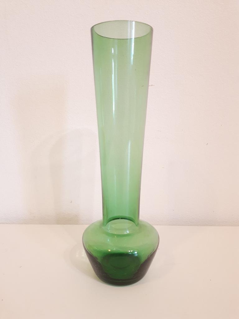 Vintage Vase Glas Grün
