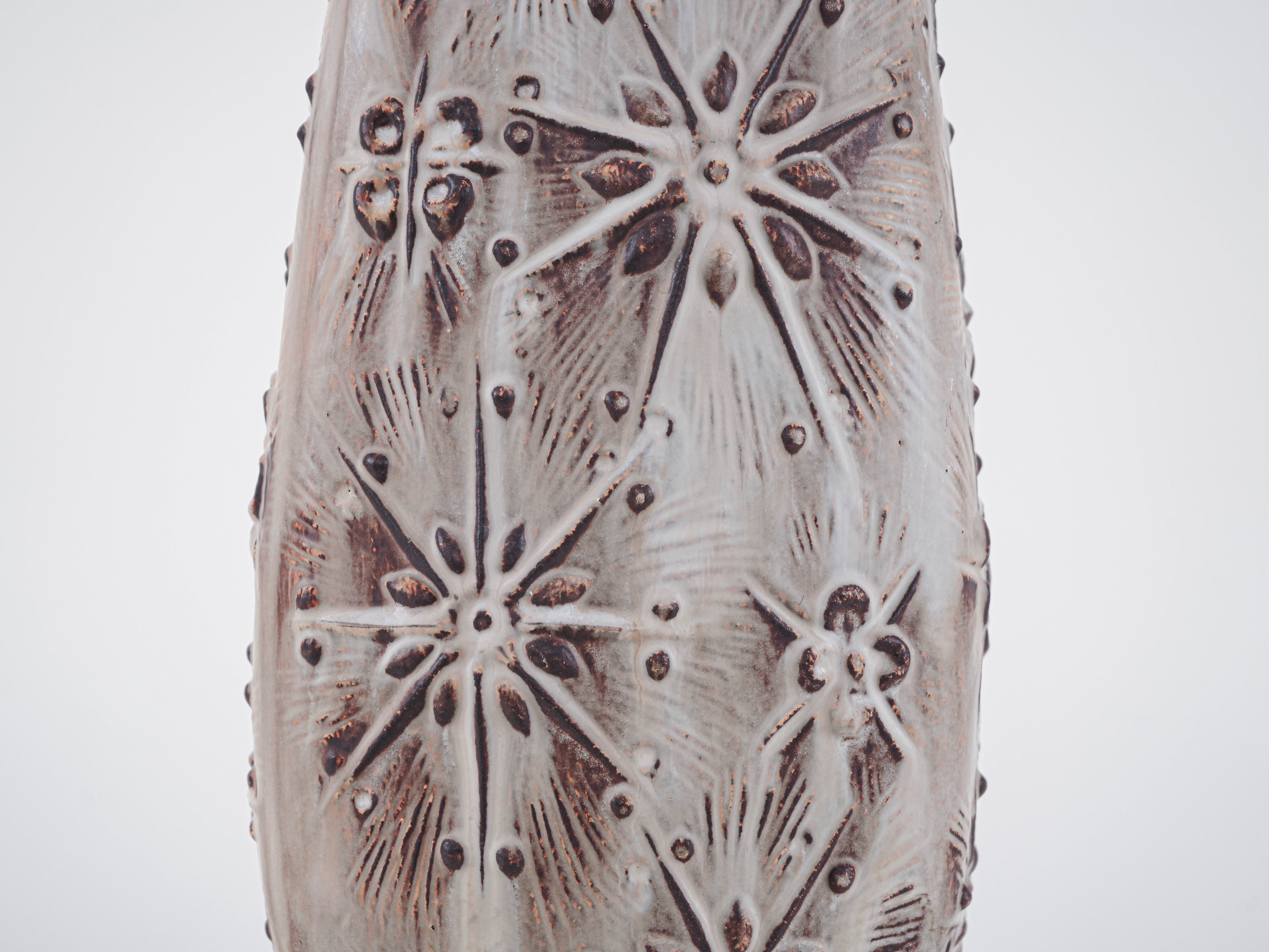 Ceramic Vase Beige 1960s