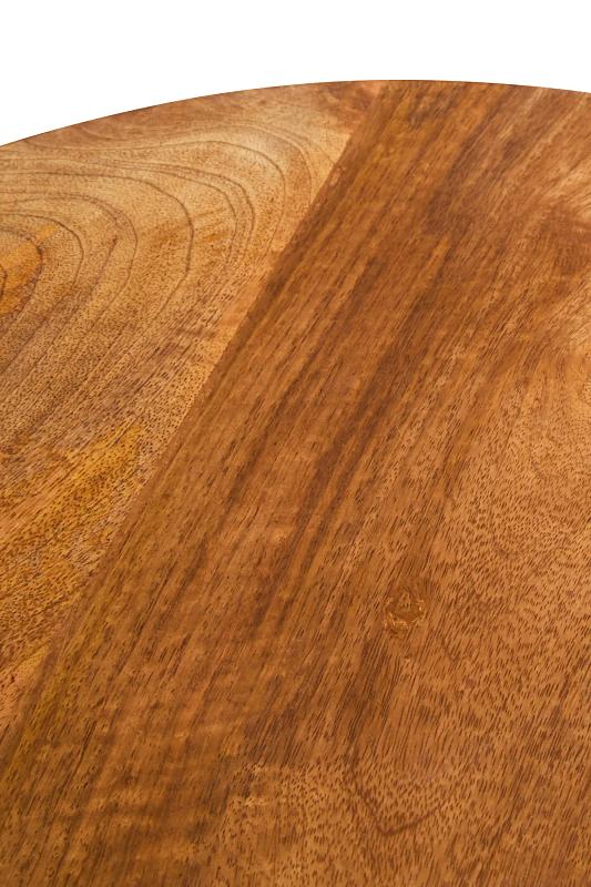 Walsa Natur Mango Holz Geschnitzt Ridge Beistelltisch
