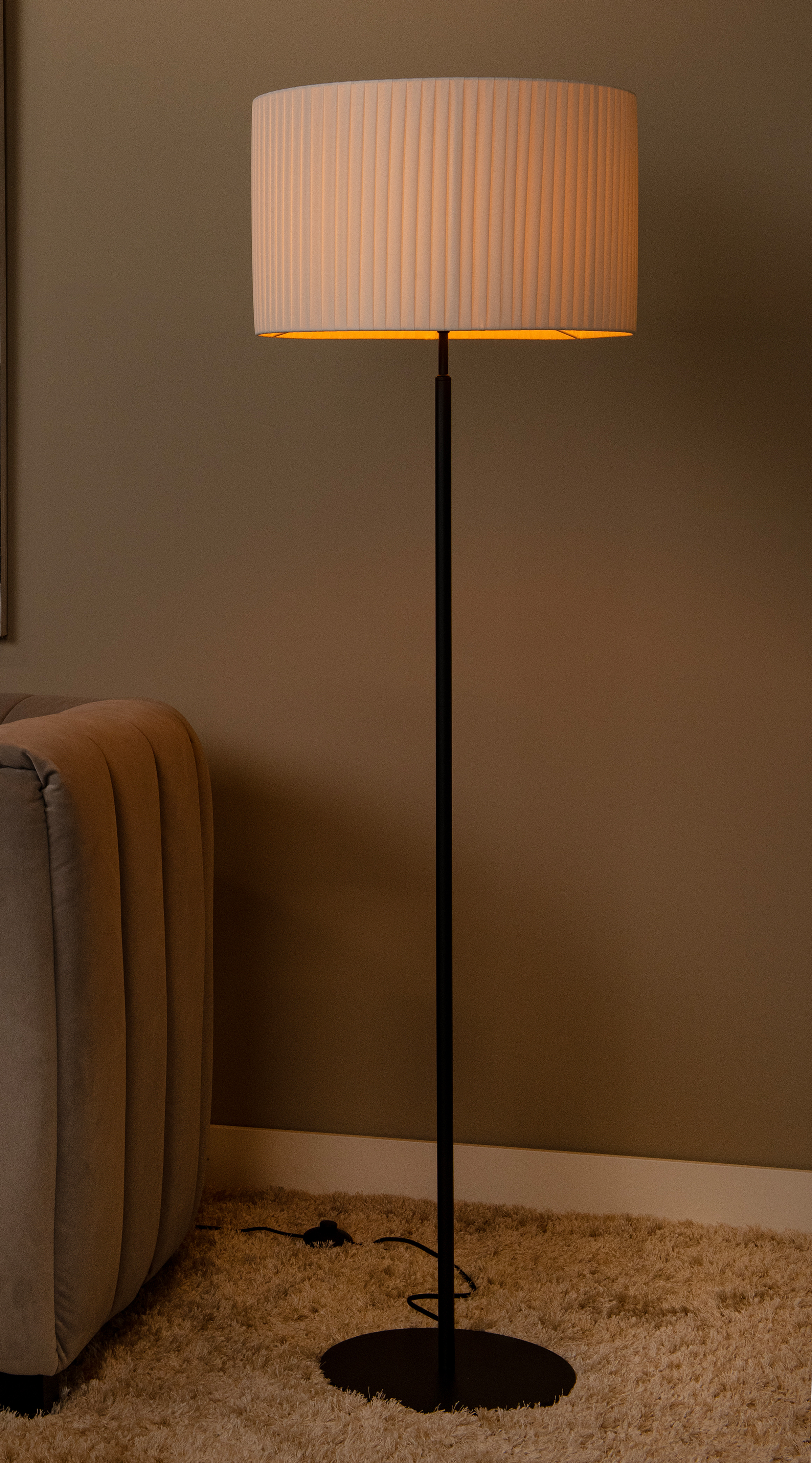 Floor Lamp Fold Type B Aluminum White