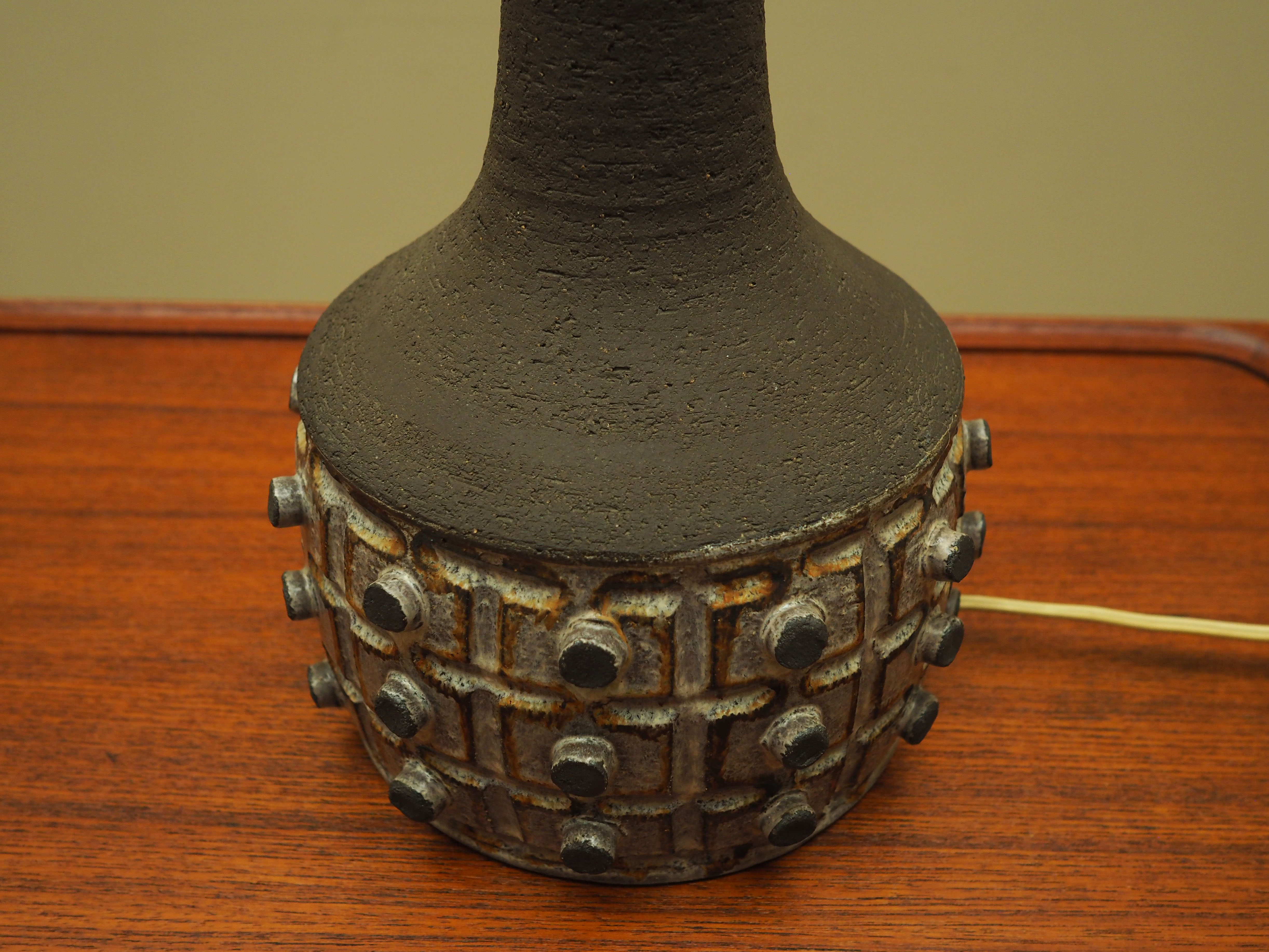 Tischlampe Keramik 1970er Jahre