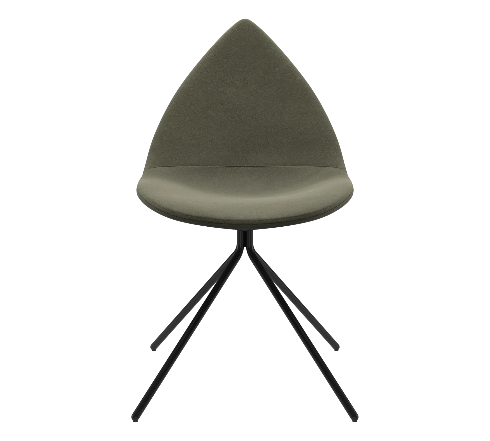 Ottawa dining chair York leather olive green