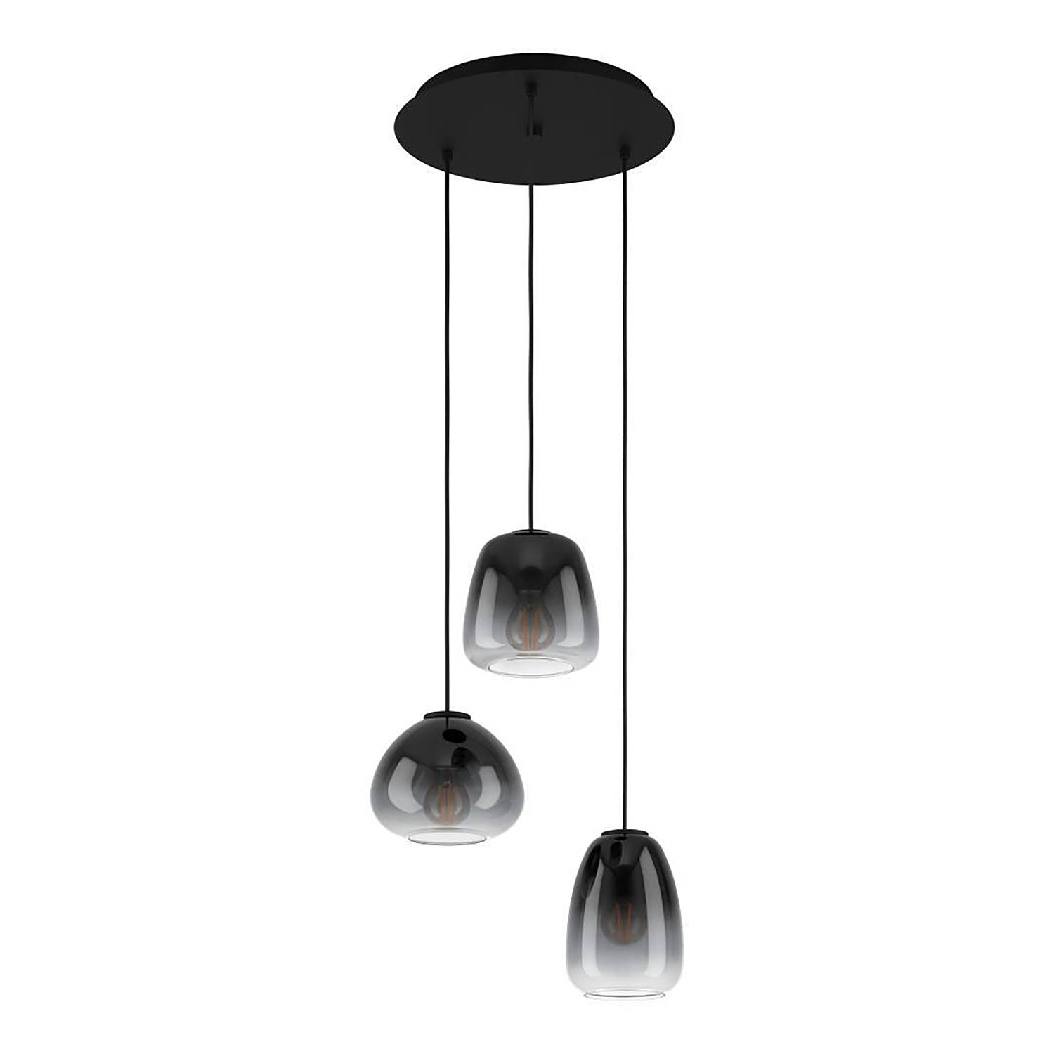 Pendelleuchte Aguilares Typ B Schwarz