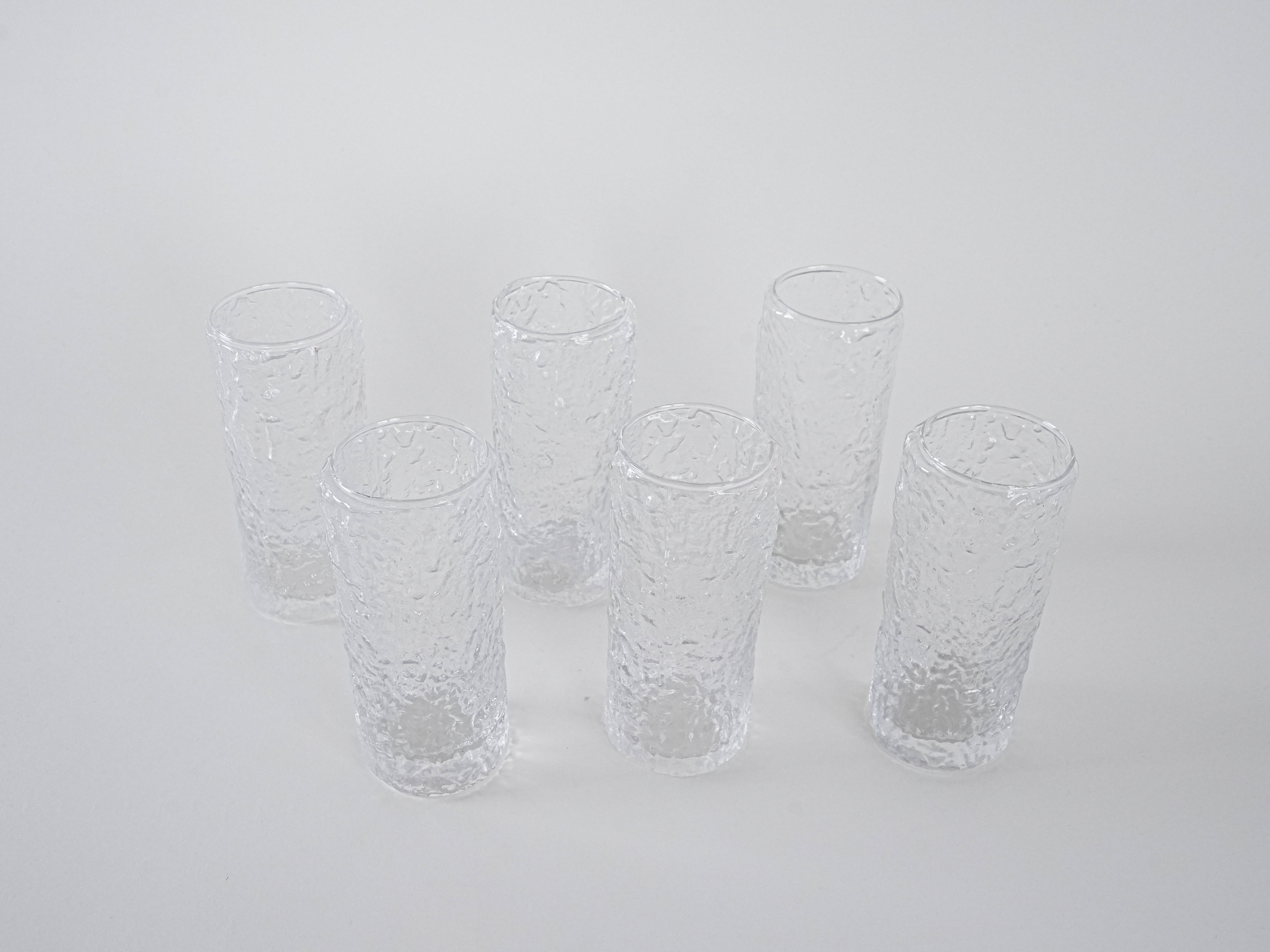 Glasses set of 6 1970s