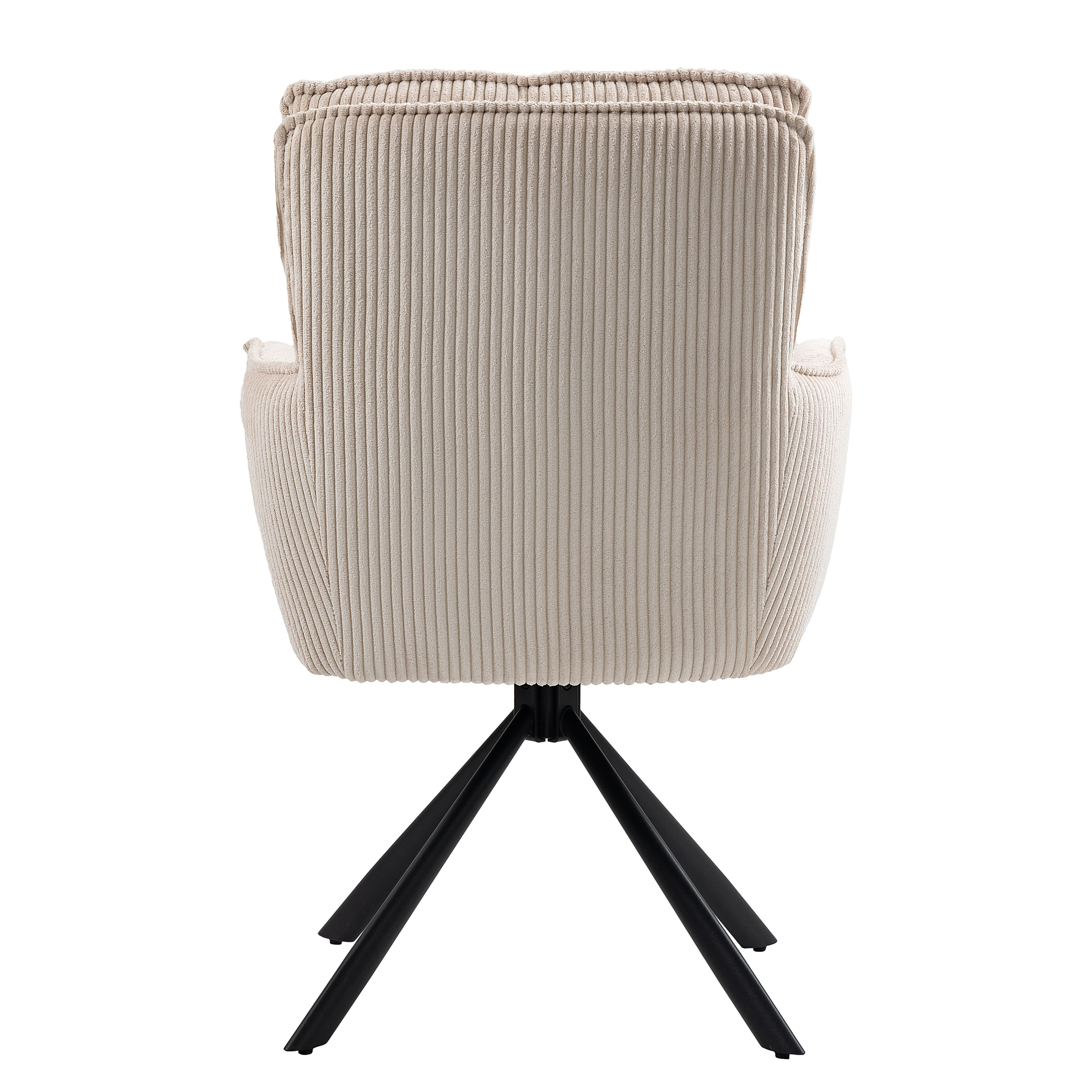 Salvin Swivel Armchair Set of 2 Beige