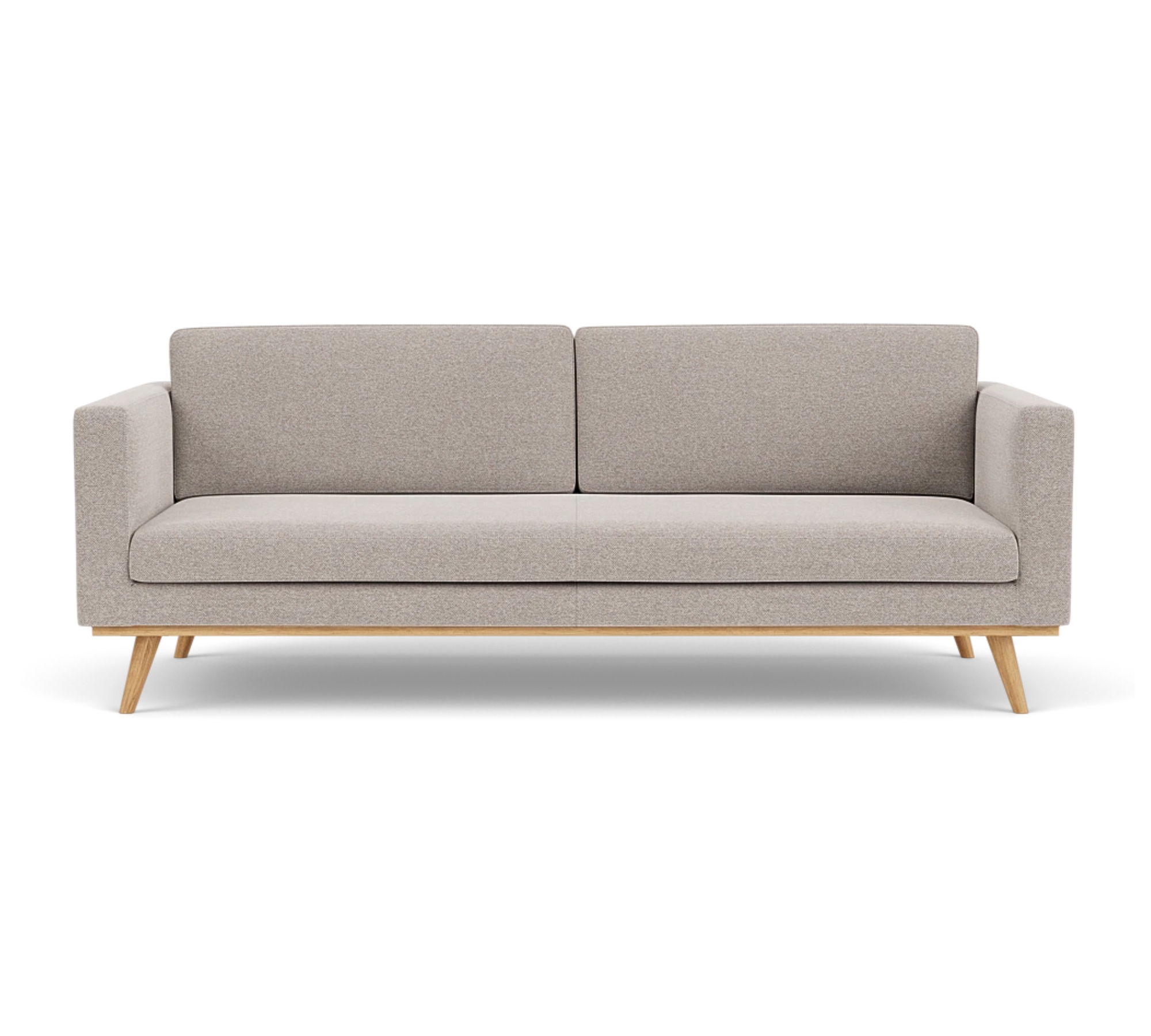 Johan 3-Sitzer Sofa Agens Brown