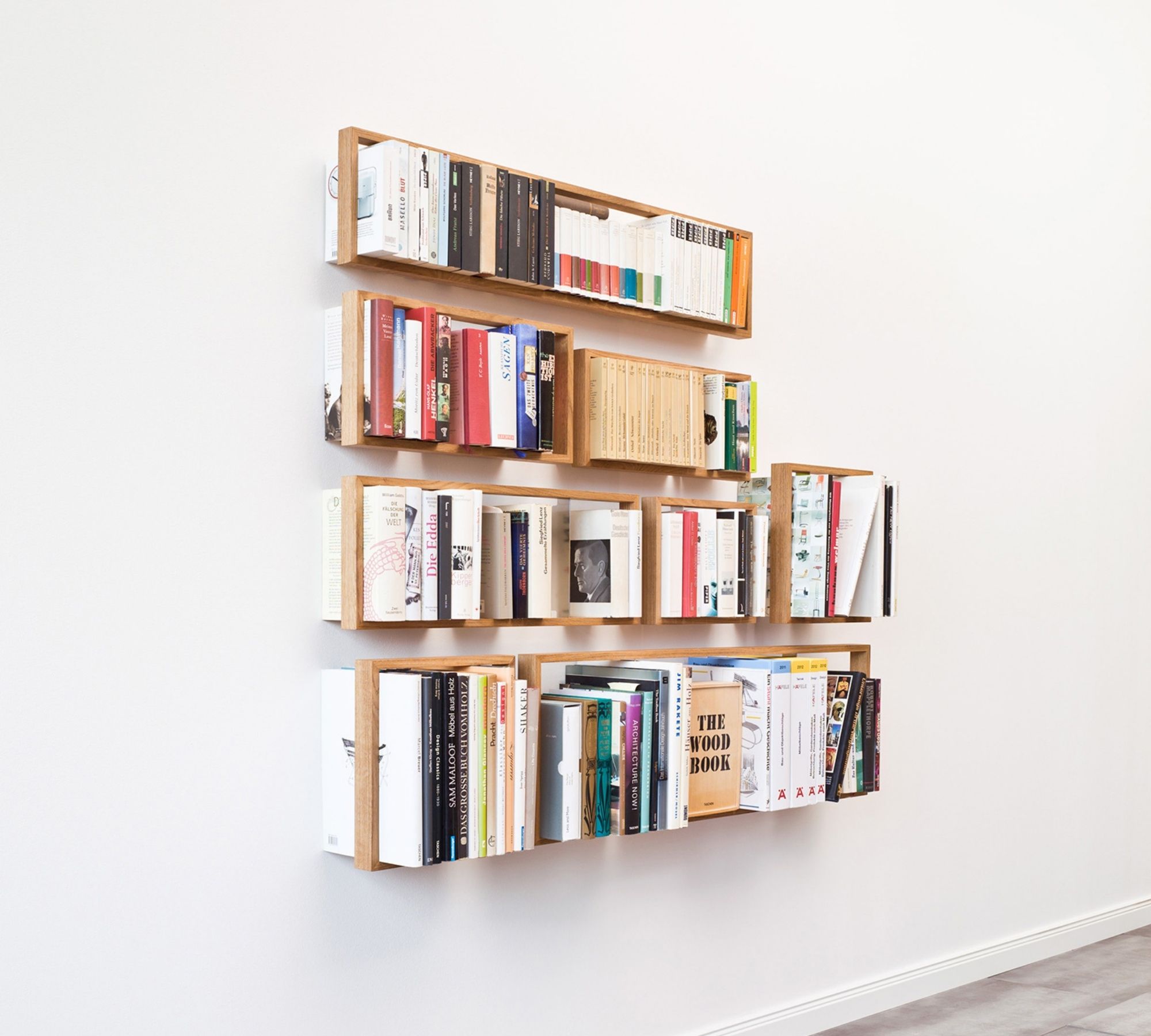 Bücherregal b6 mit Eichenrahmen Maßabweichung