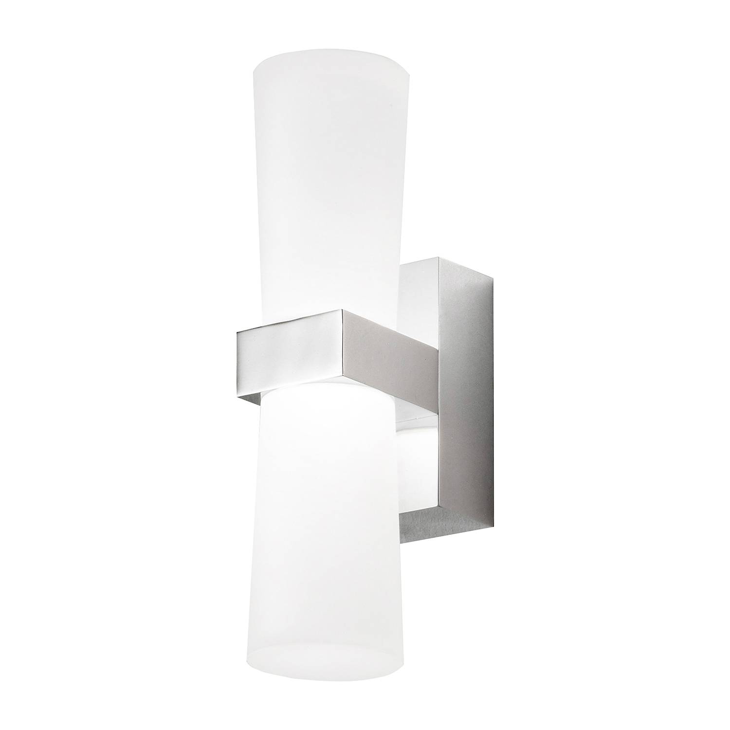 Iglesias LED-Wandleuchte Glas Metall 1-flammig