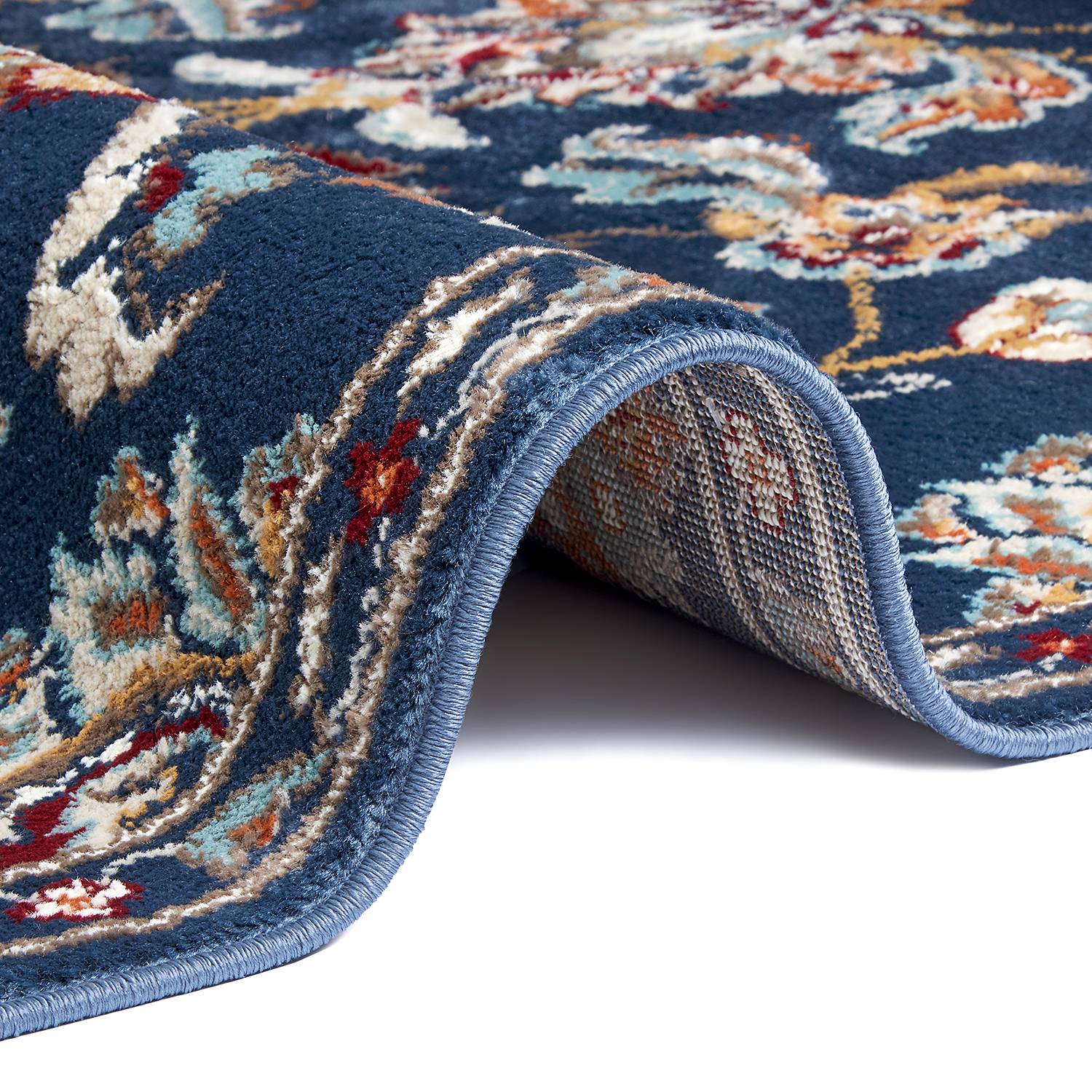 Caracci Orientteppich Dunkelblau 80 x 120 cm