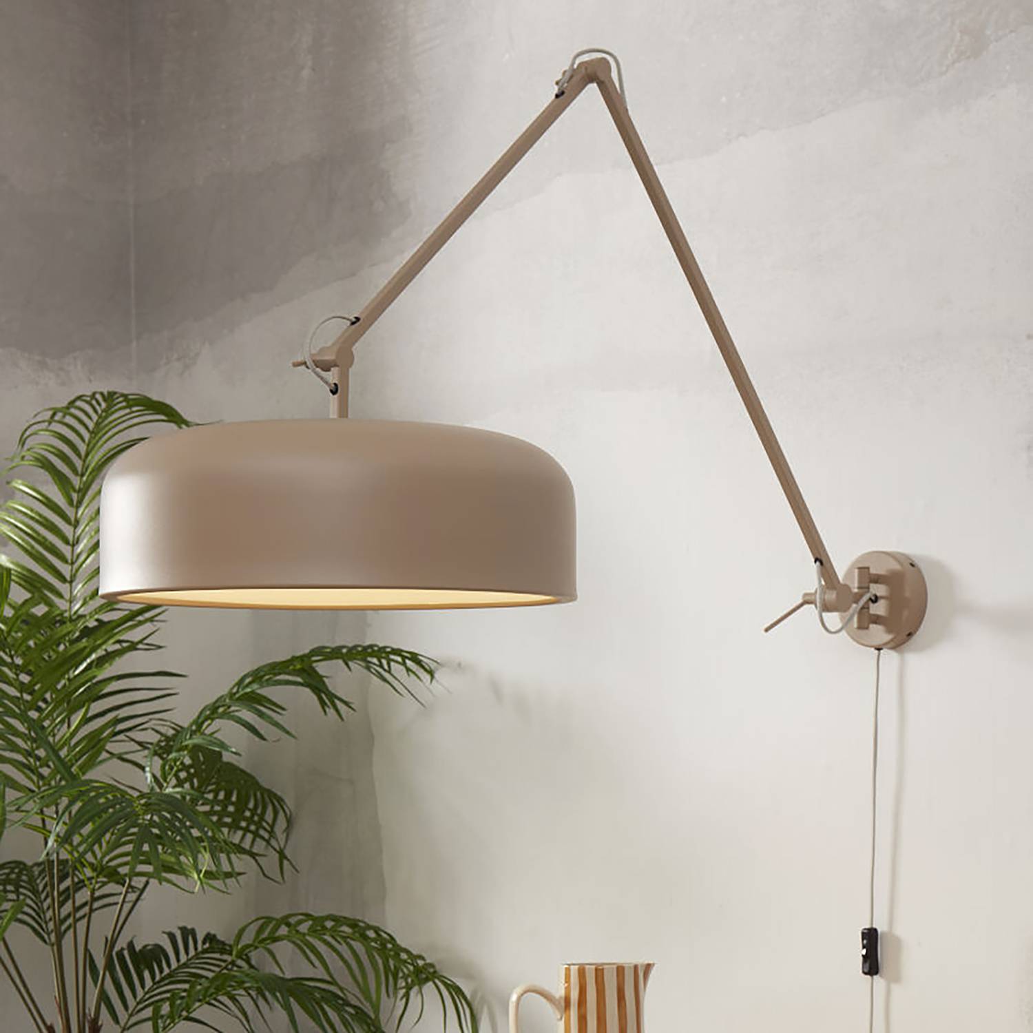 1-Flammig Marseille Typ A Wandleuchte Eisen Sand