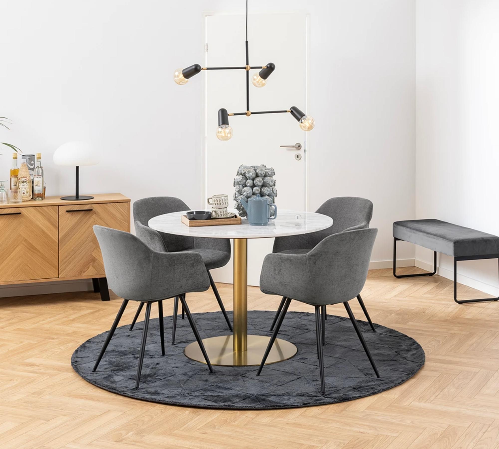 Minimalist armchair Gray