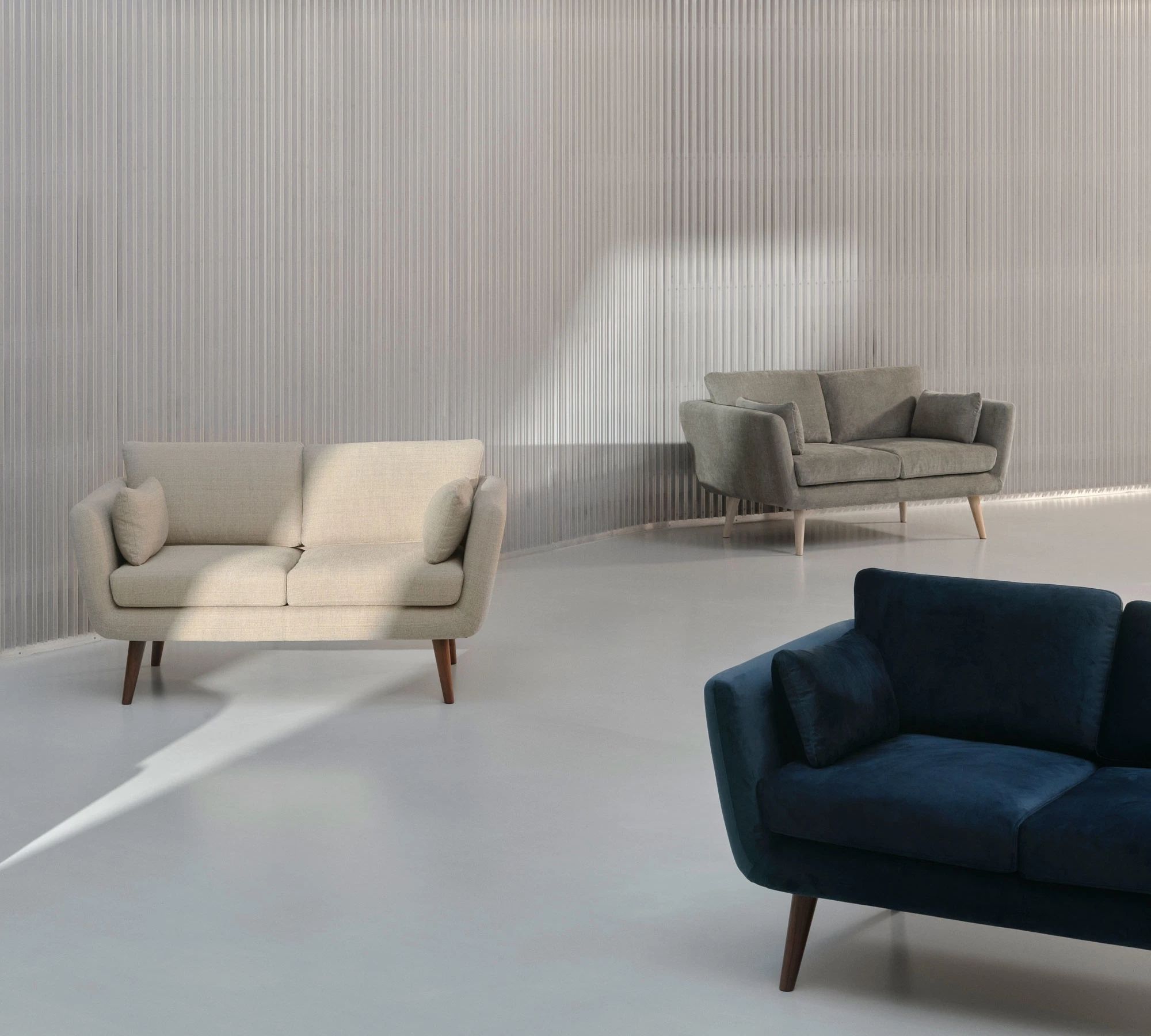 Sigrid Sofa 2-Sitzer Planet Grey Green