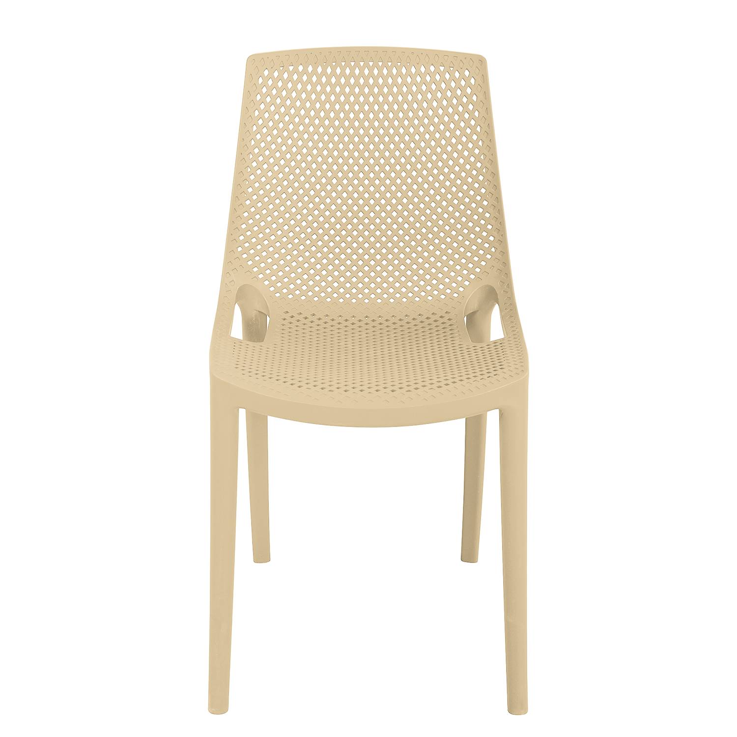 2x Stapelstuhl Vacaria Beige