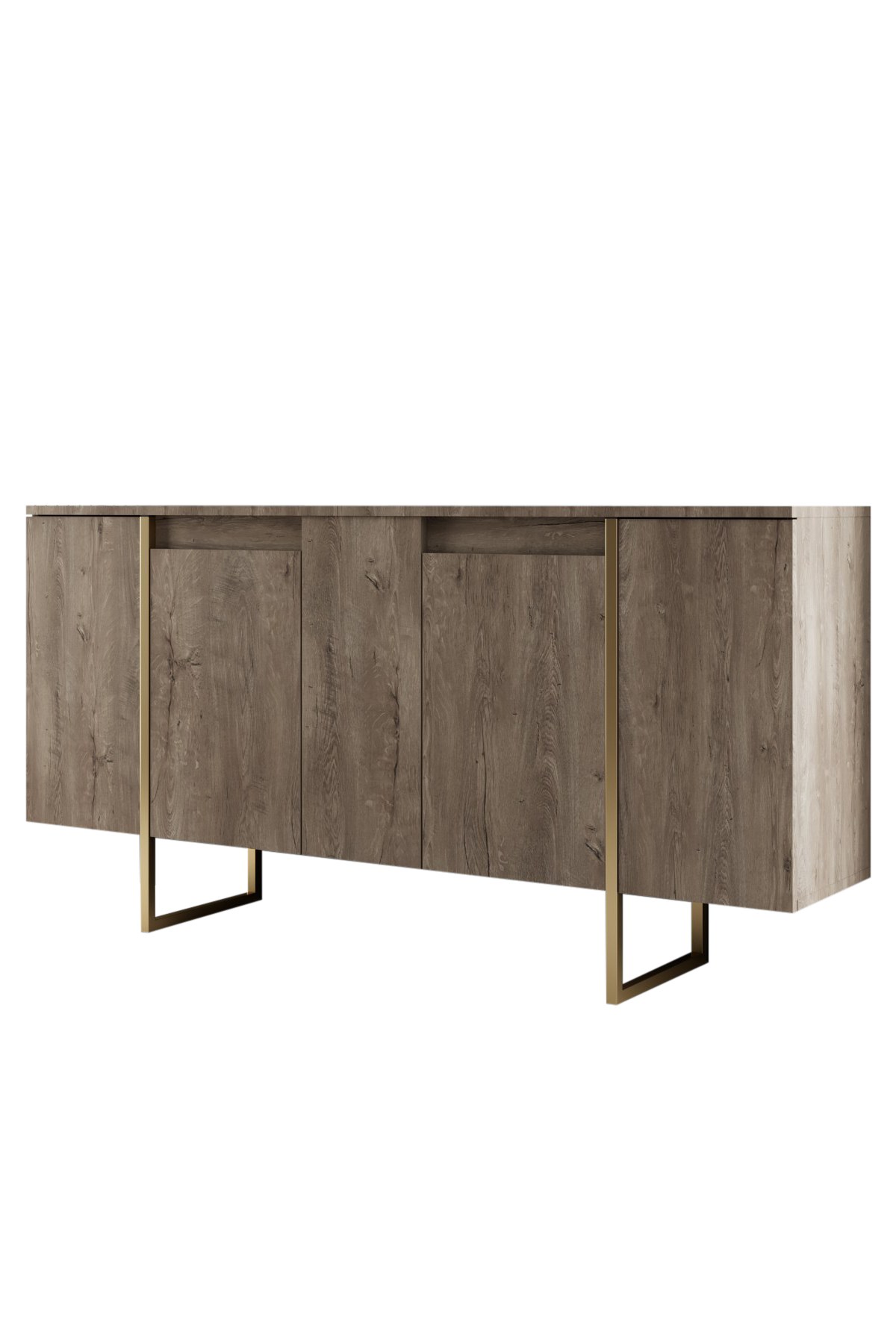 Luxury console veneer gold
