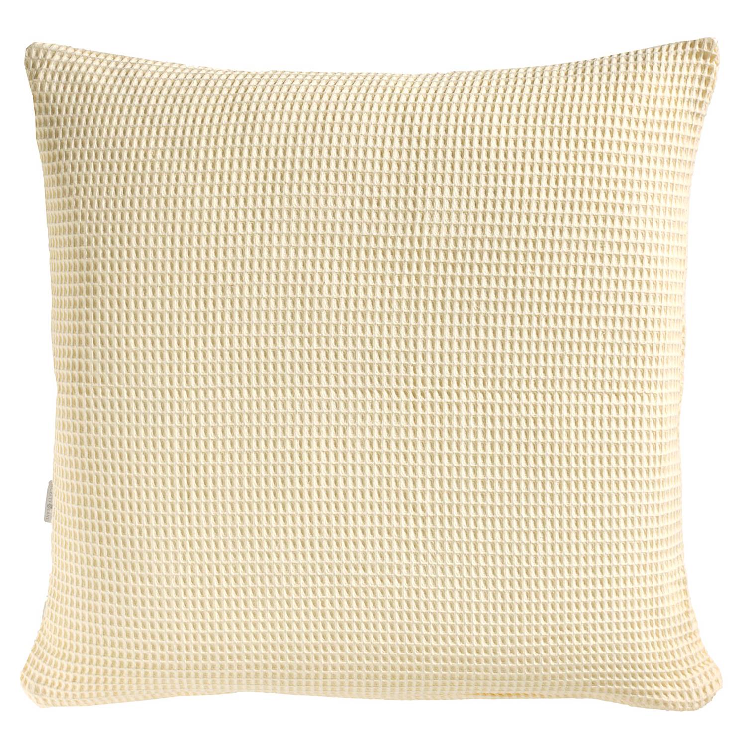 Kissenbezug Wafel II Baumwolle Vanille 50 x 50 cm
