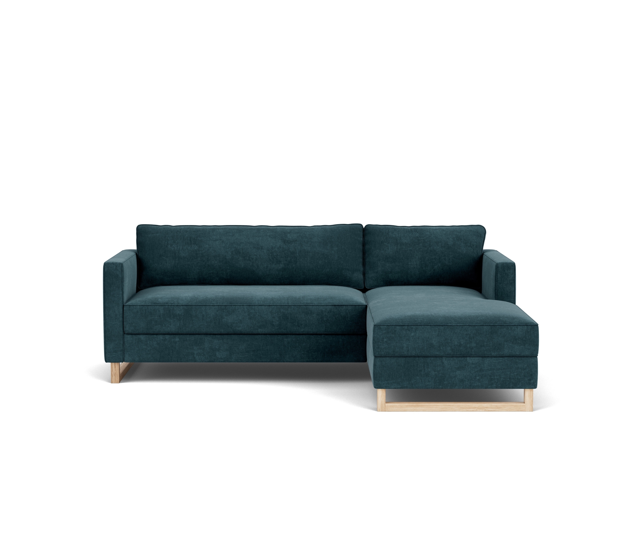 Madison sofa bed chaise lounge Right Danny Dusty Blue