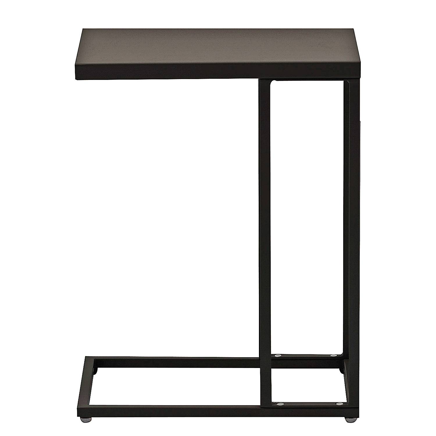 Dorea Beistelltisch Stahl Schwarz