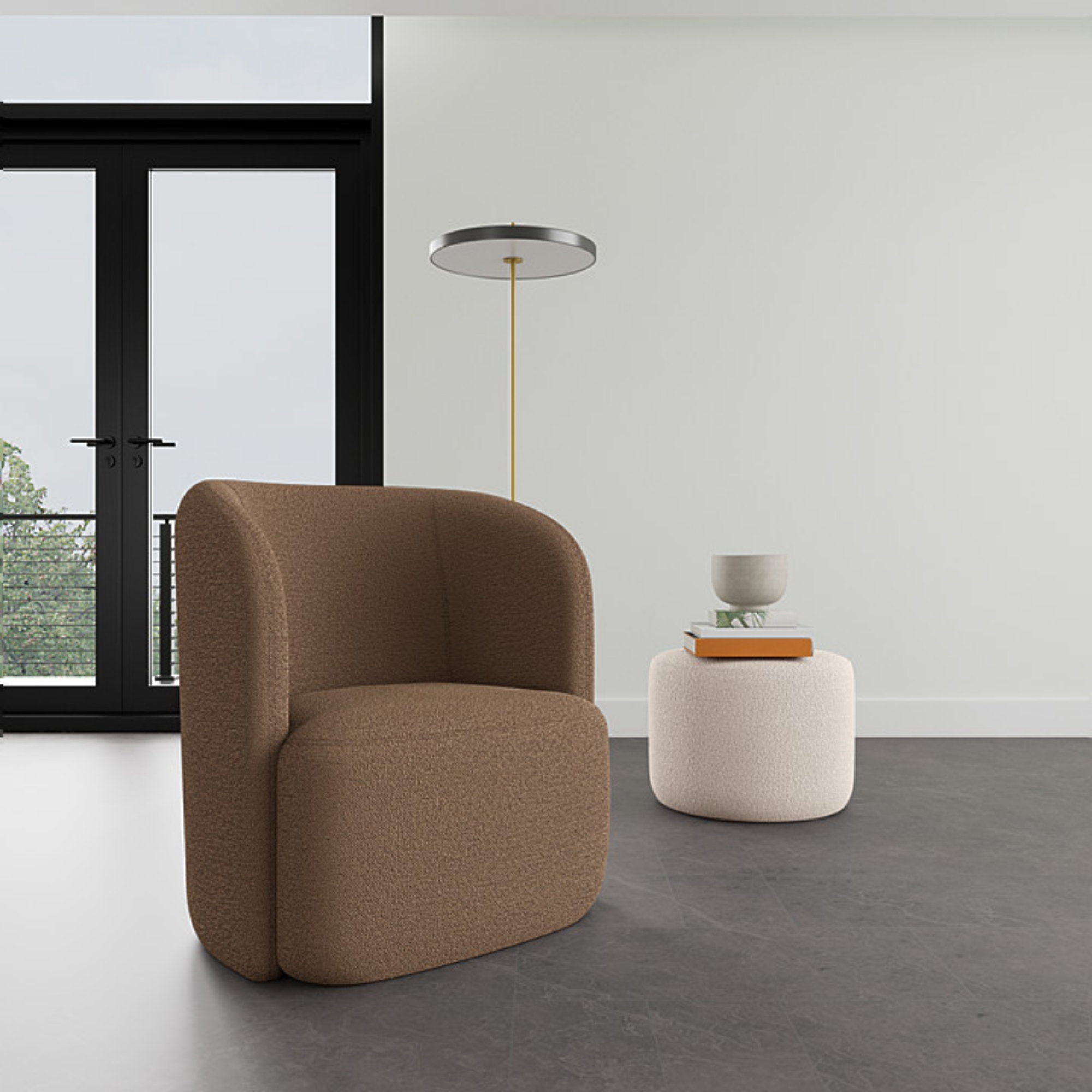 Blair Swivel Armchair Danny Cream