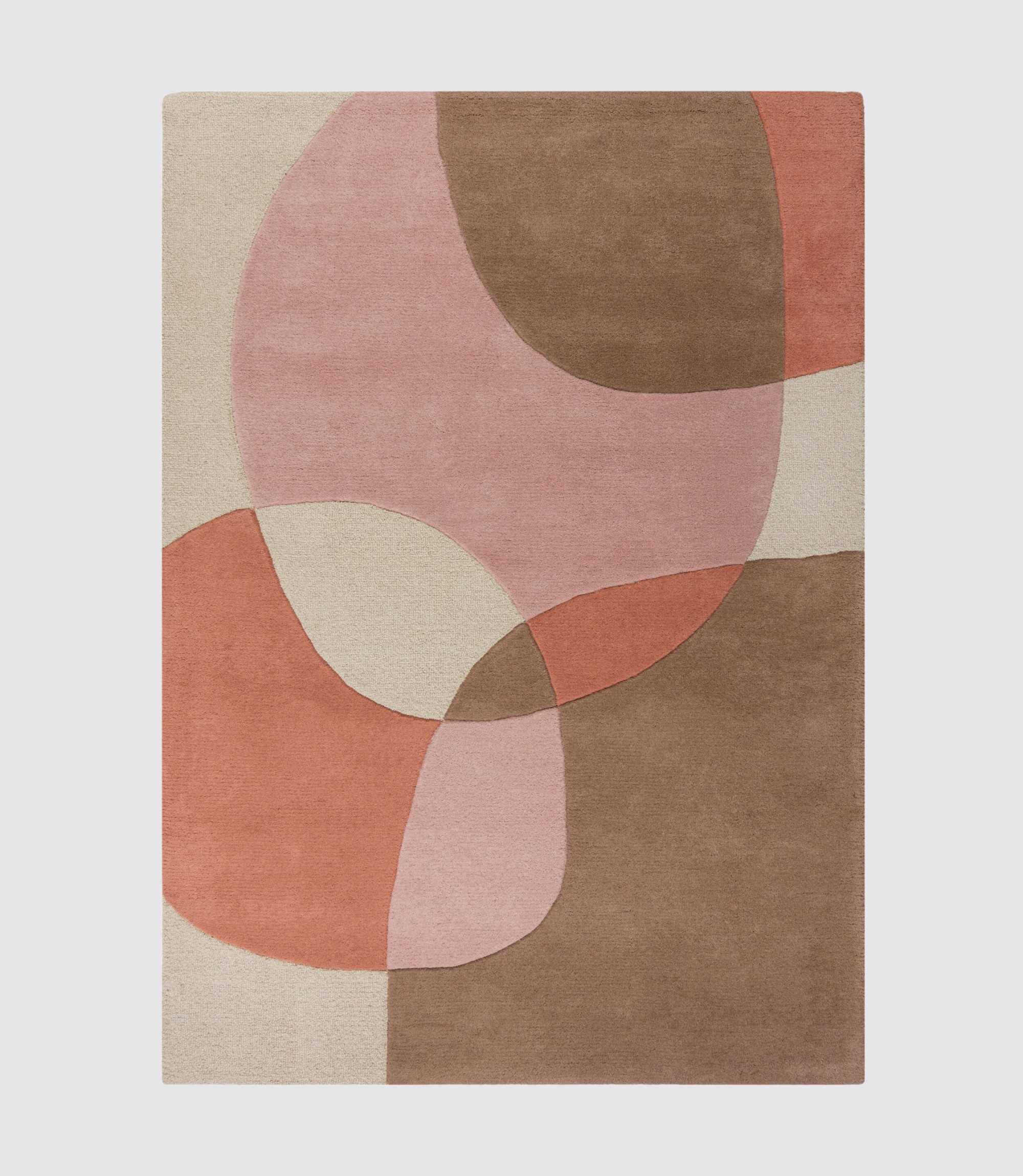 Wollteppich Glow Terracotta 160x230