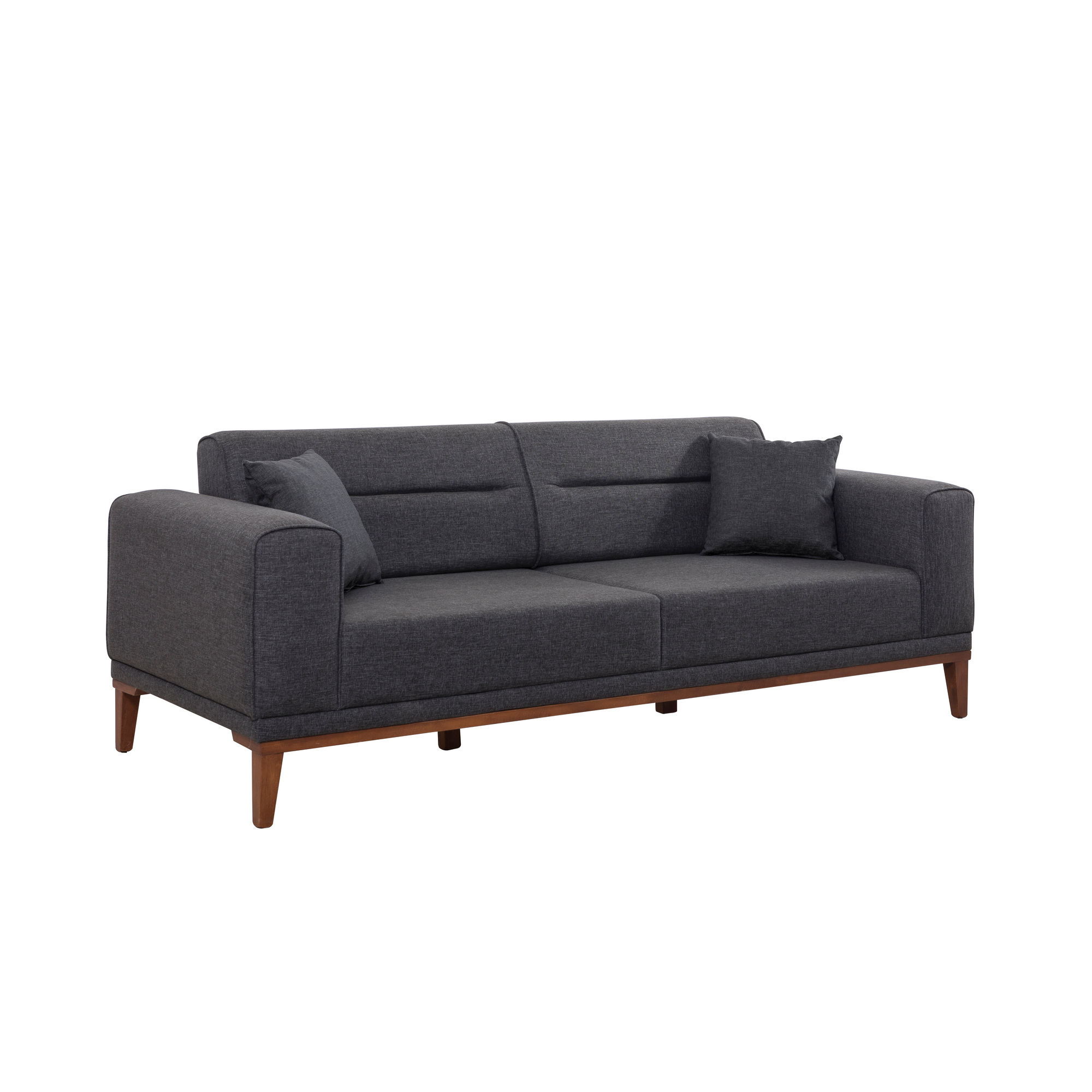 Liones 1053 Schlafsofa Set Anthrazit