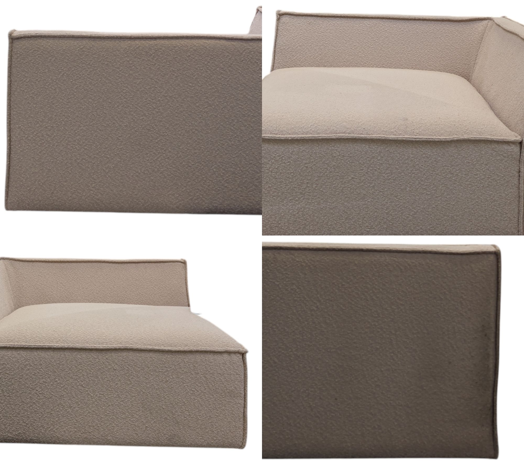 Daphne 1-Sitzer Eckmodul Links Pasha Dune