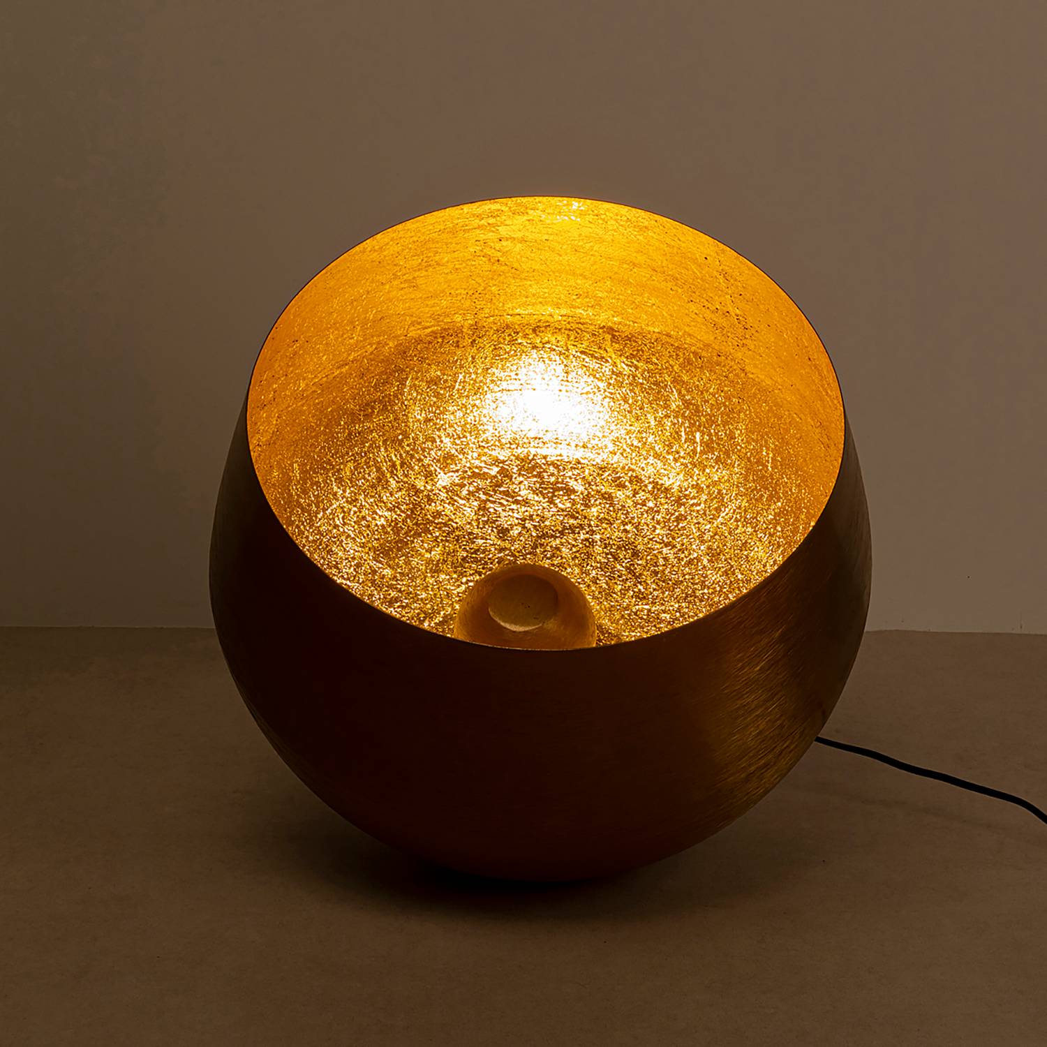 Apollon Typ C Bodenleuchte Stahl Gold