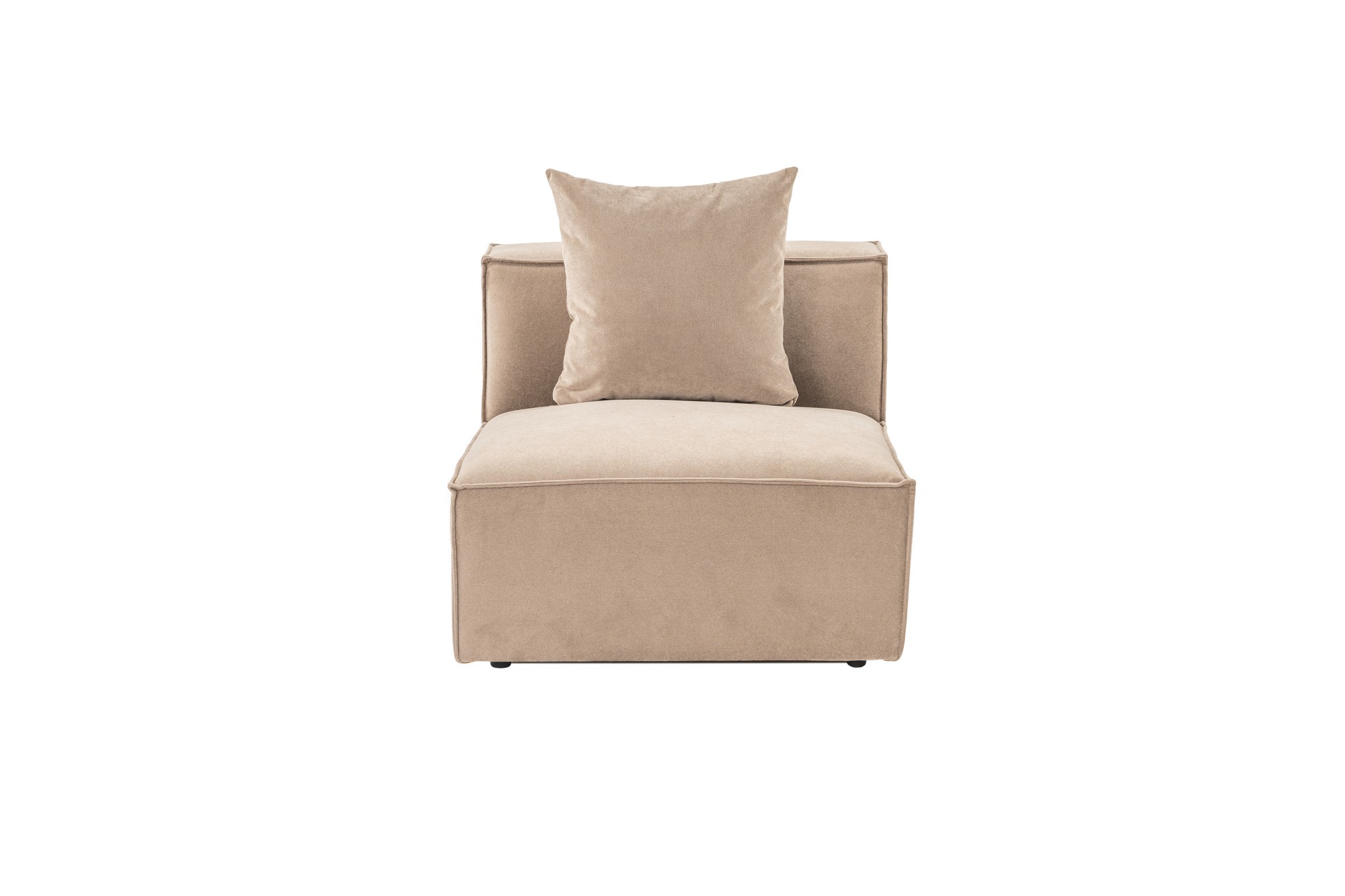 Modulsofa 1-Sitzer  Cappuccino