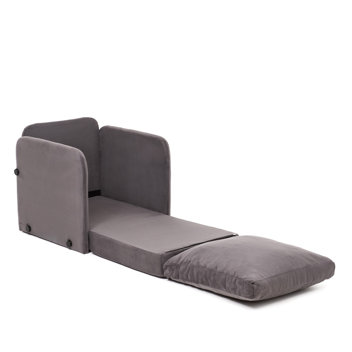 Saga Sofa bed 1-seater Grey