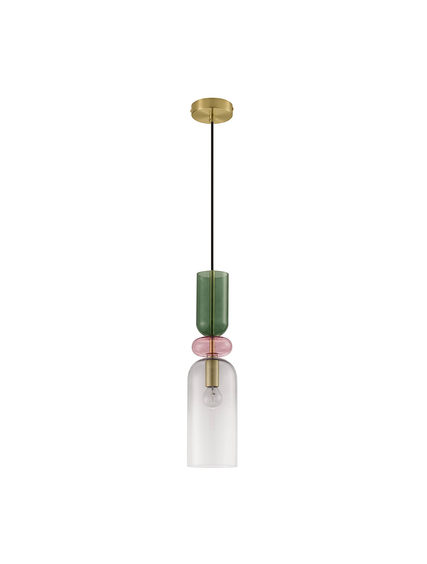 Pendelleuchte Murano Typ D Aluminium 1-flammig