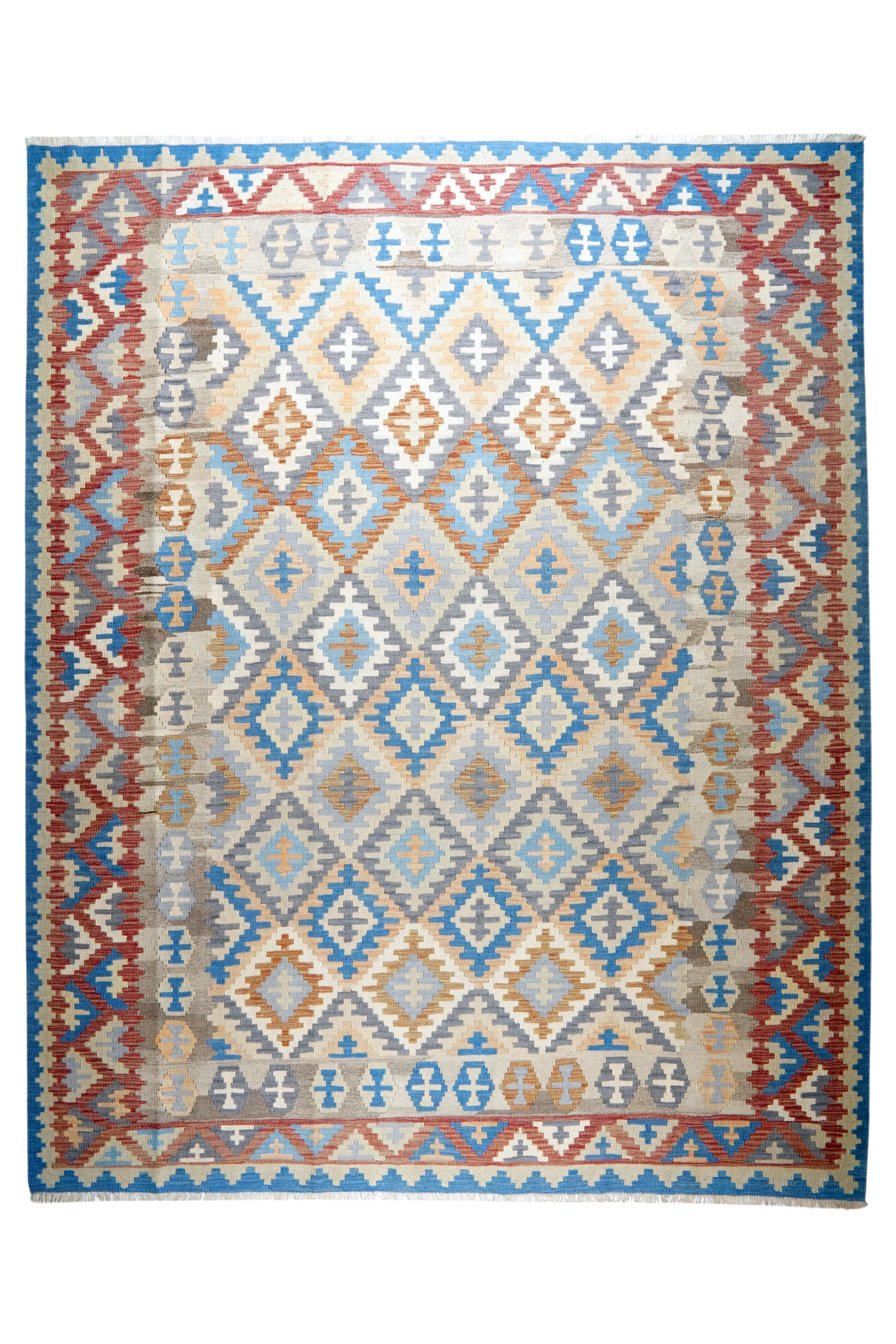 Kilim Gashgai Teppich Wolle Mehrfarbig