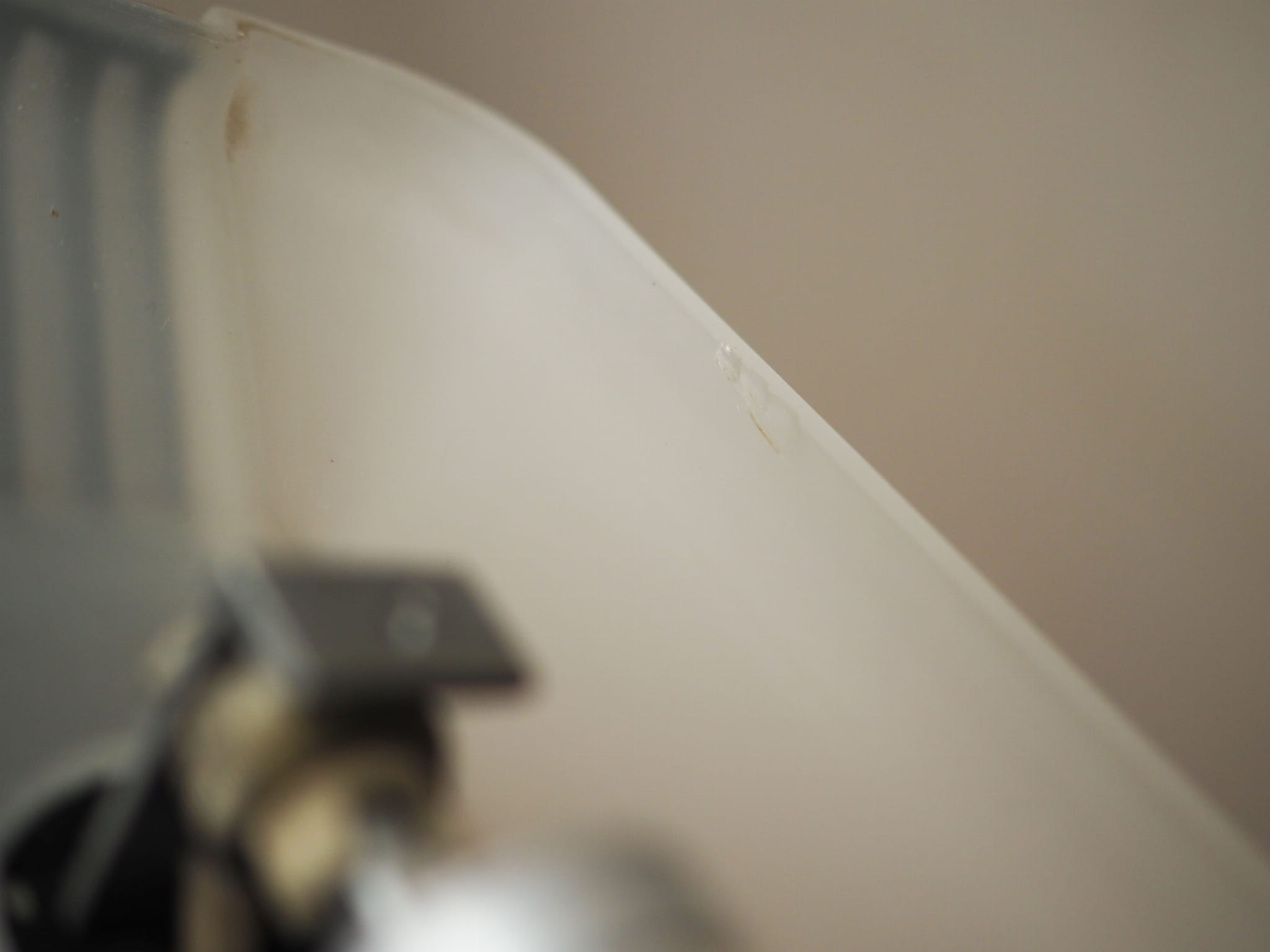 Floor lamp Metal Glass 1970s