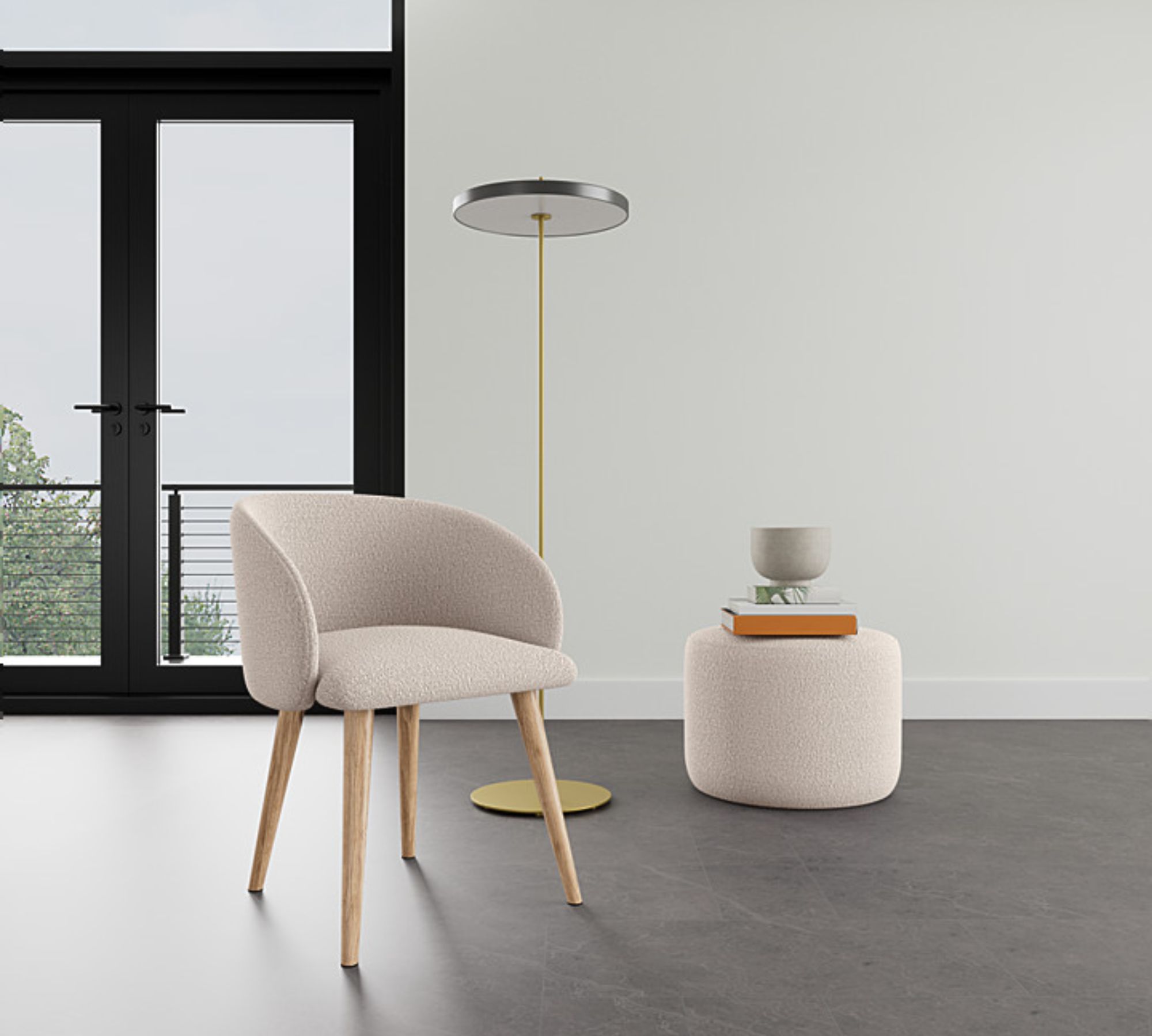 Rosa Esszimmerstuhl Maya Cream