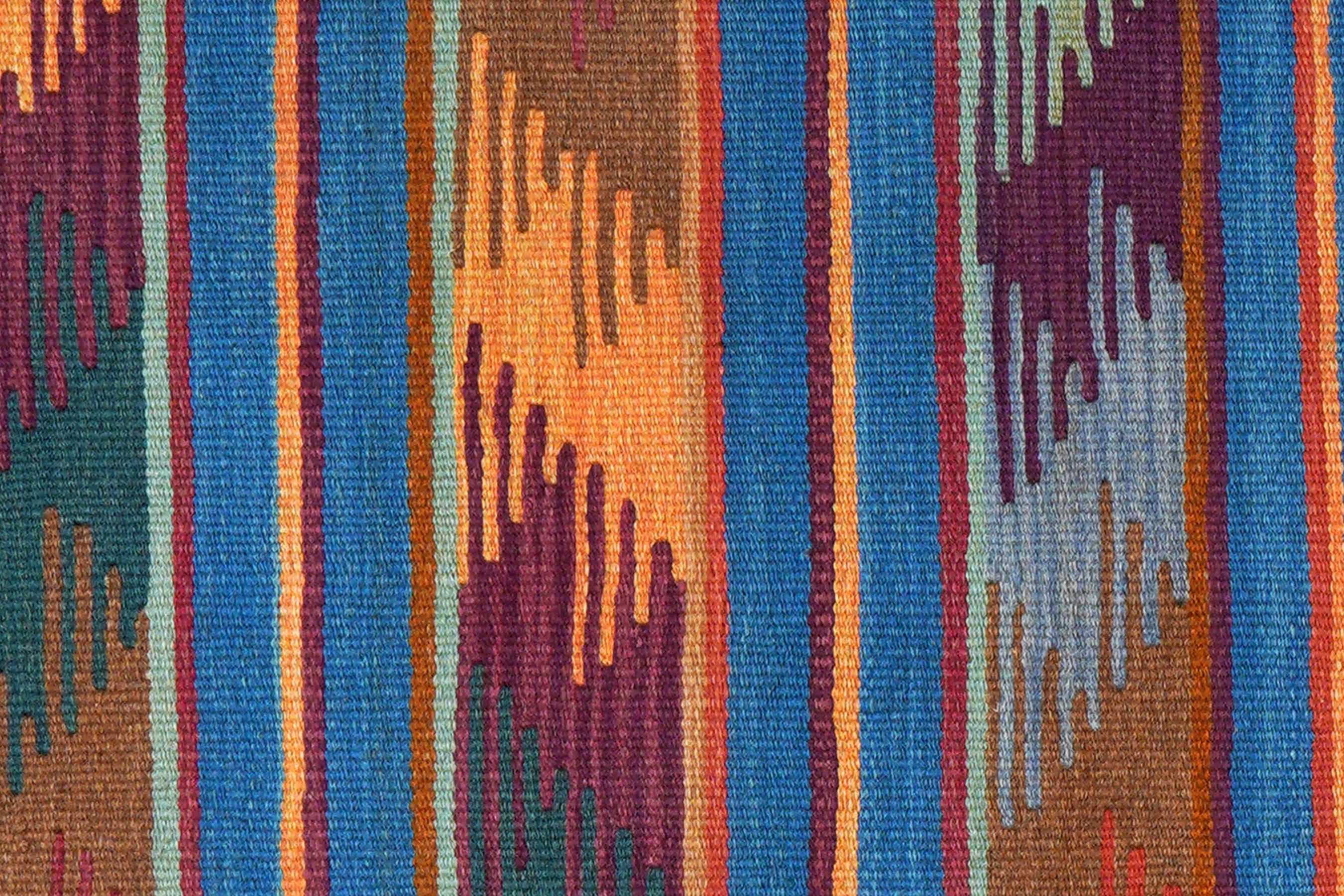Kilim Gashgai Teppich Wolle Mehrfarbig