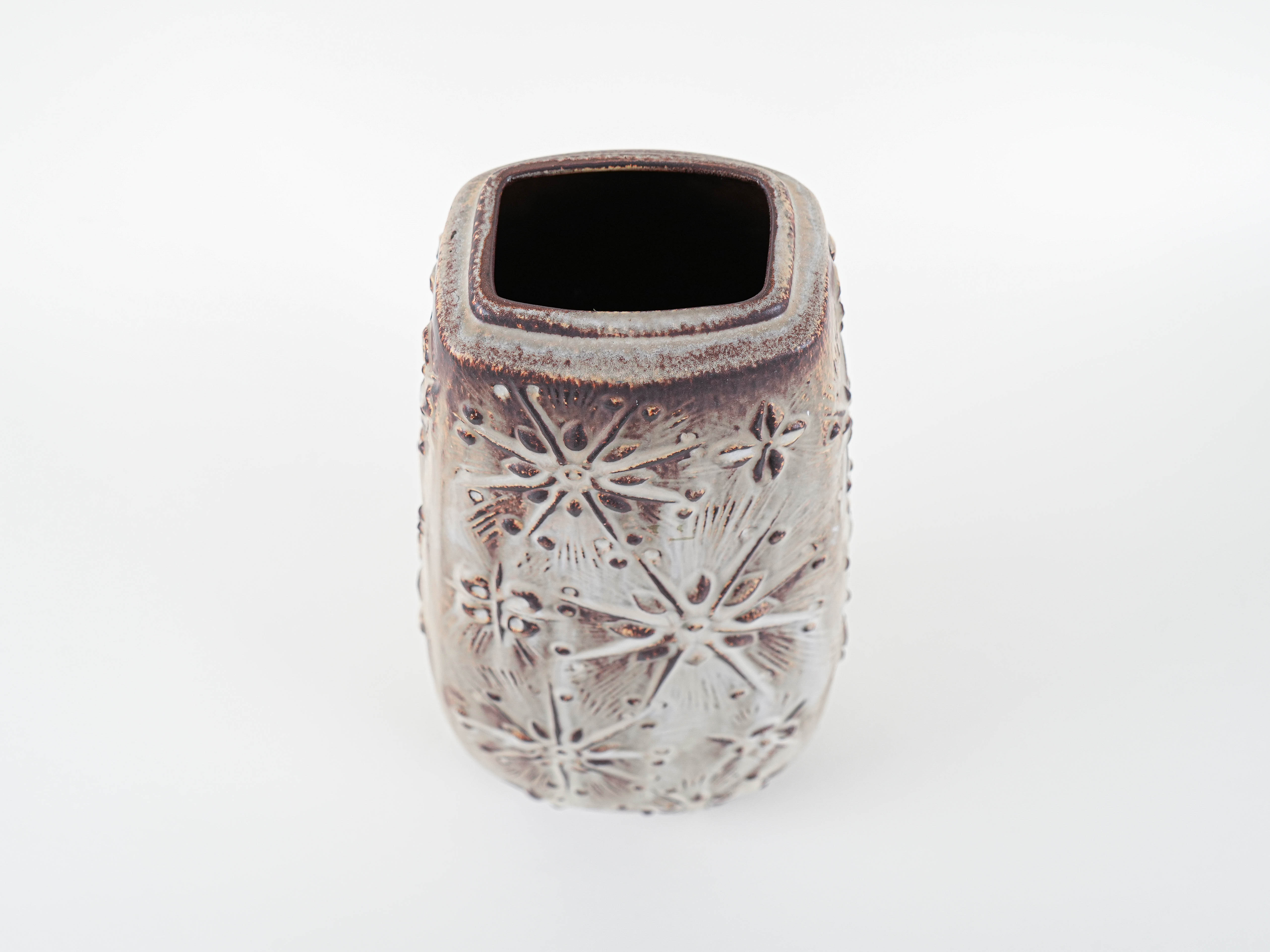 Ceramic Vase Beige 1960s