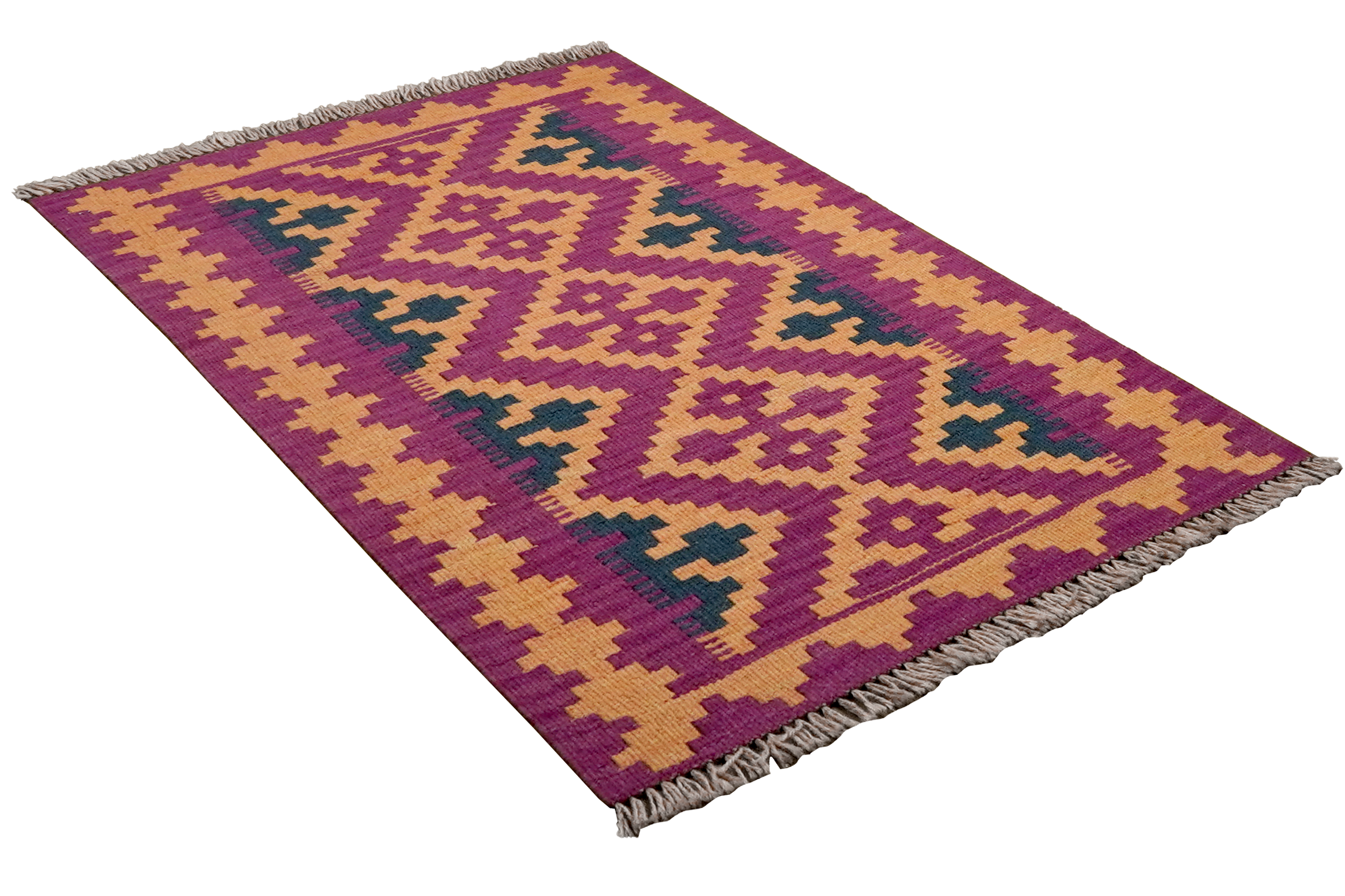 Kilim Gashgai Teppich Mehrfarbig