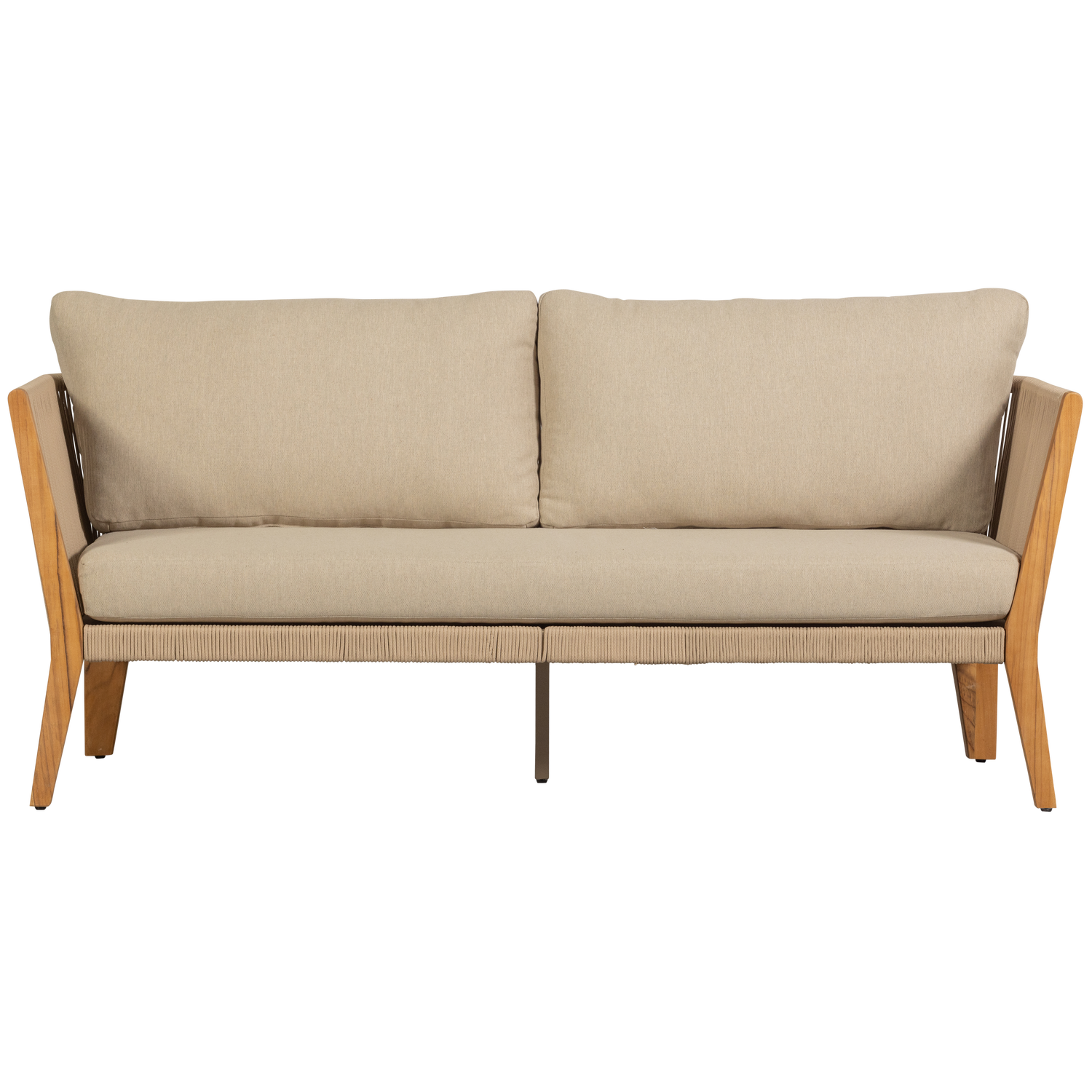 San Remo 3-Sitzer Gartensofa Teakholz Braun