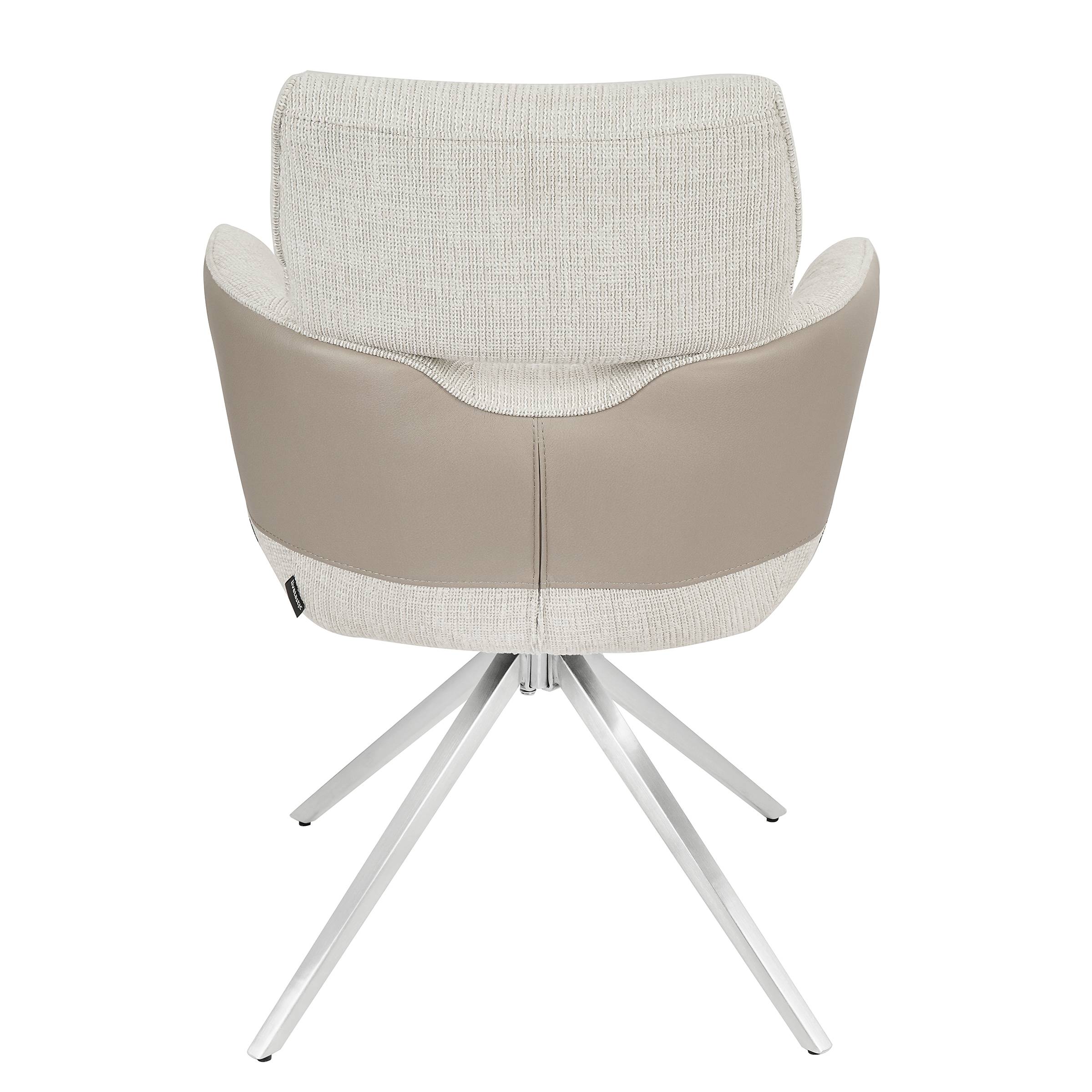 2x Drehbarer Armlehnenstuhl INNIK Beige