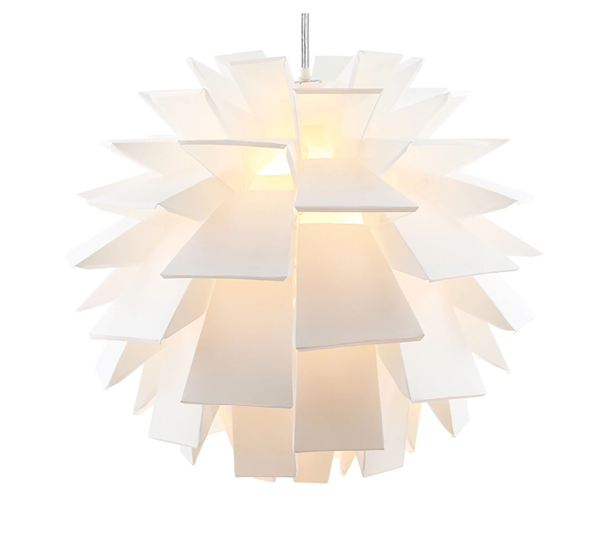 Pendant lamp 1-light Plastic Stainless Steel