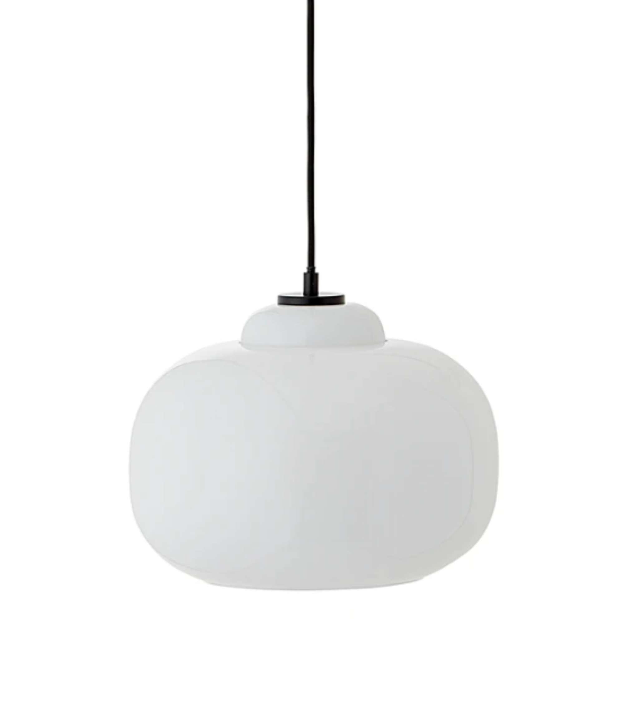Pendant light 1-light glass metal white