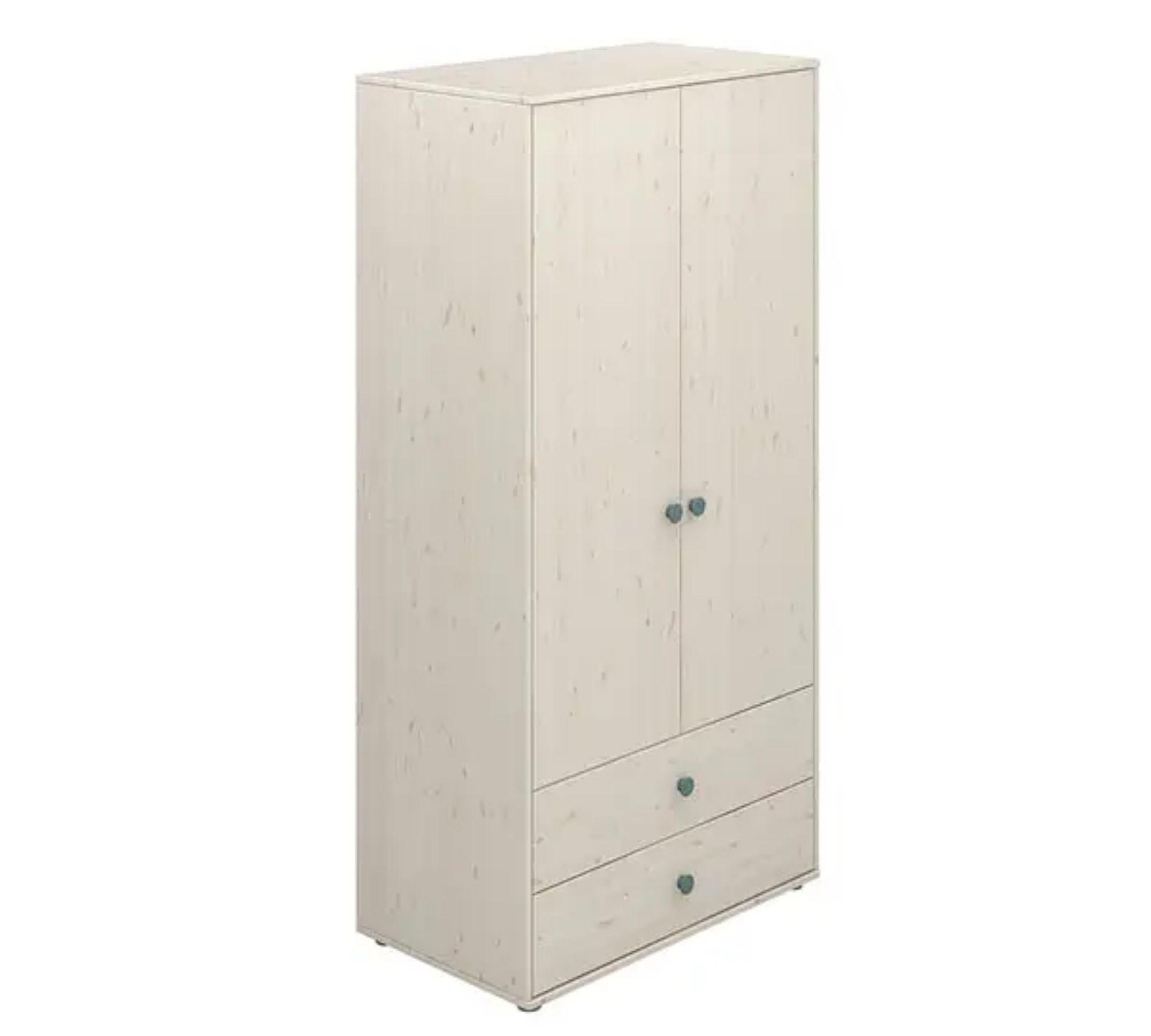 Kleiderschrank Holz Weiß