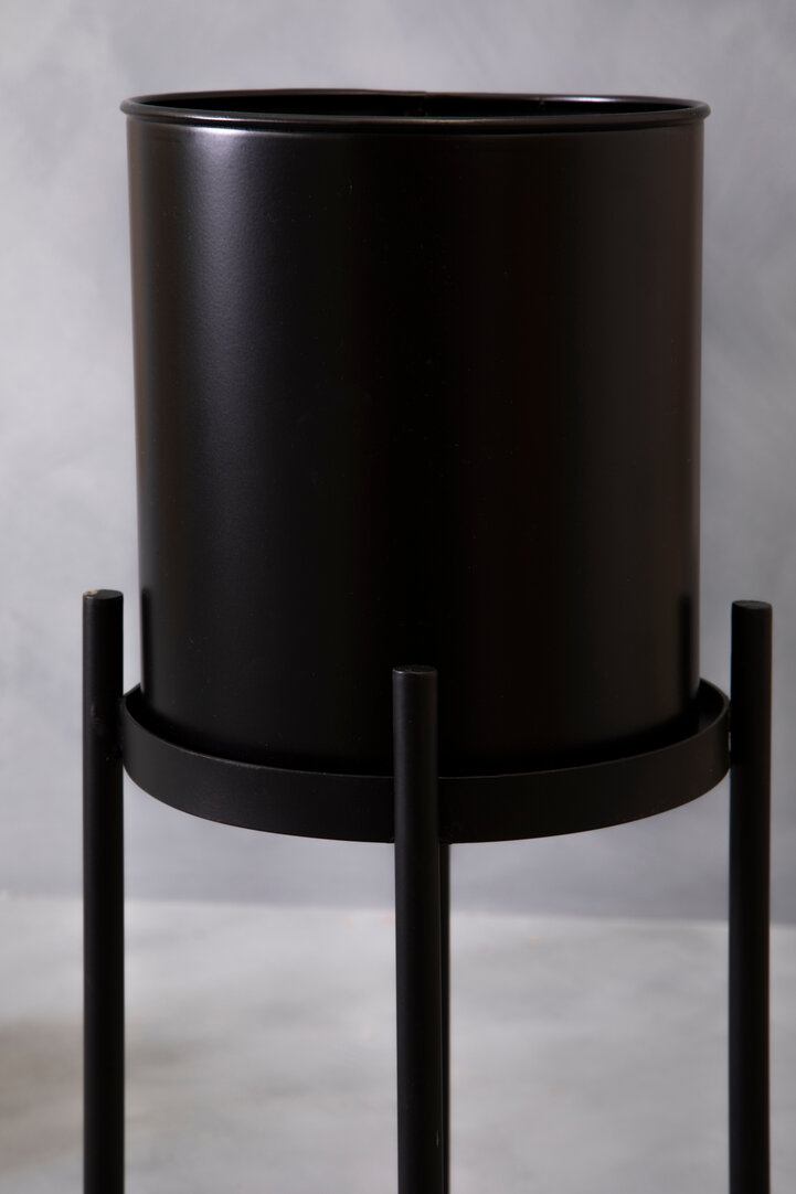 Asher Two-Tier Plant Stand Black